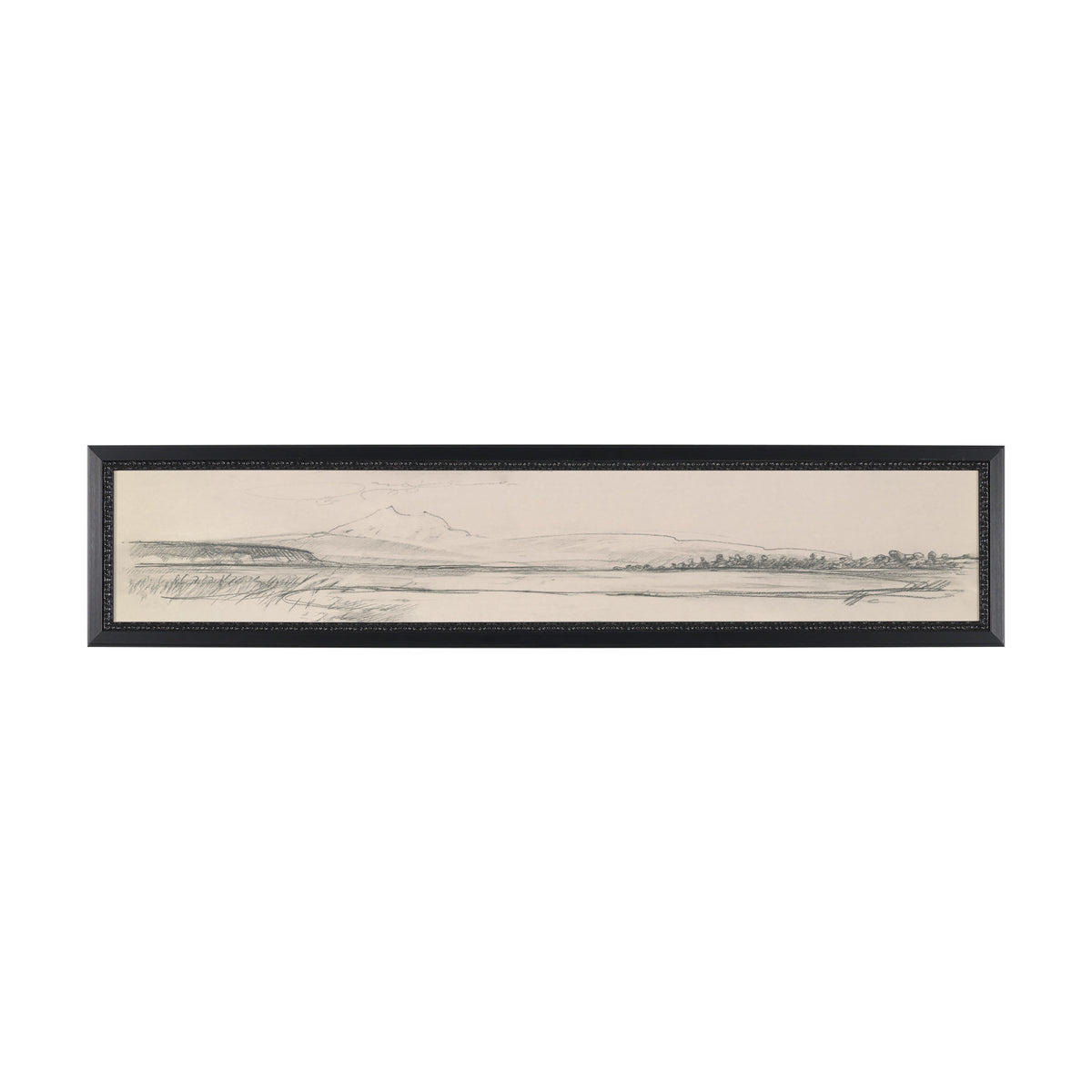 Landscape in Graphite No.1 by Mercana Studio Textured Framed Artwork Matted from Mercana - Luna Furniture