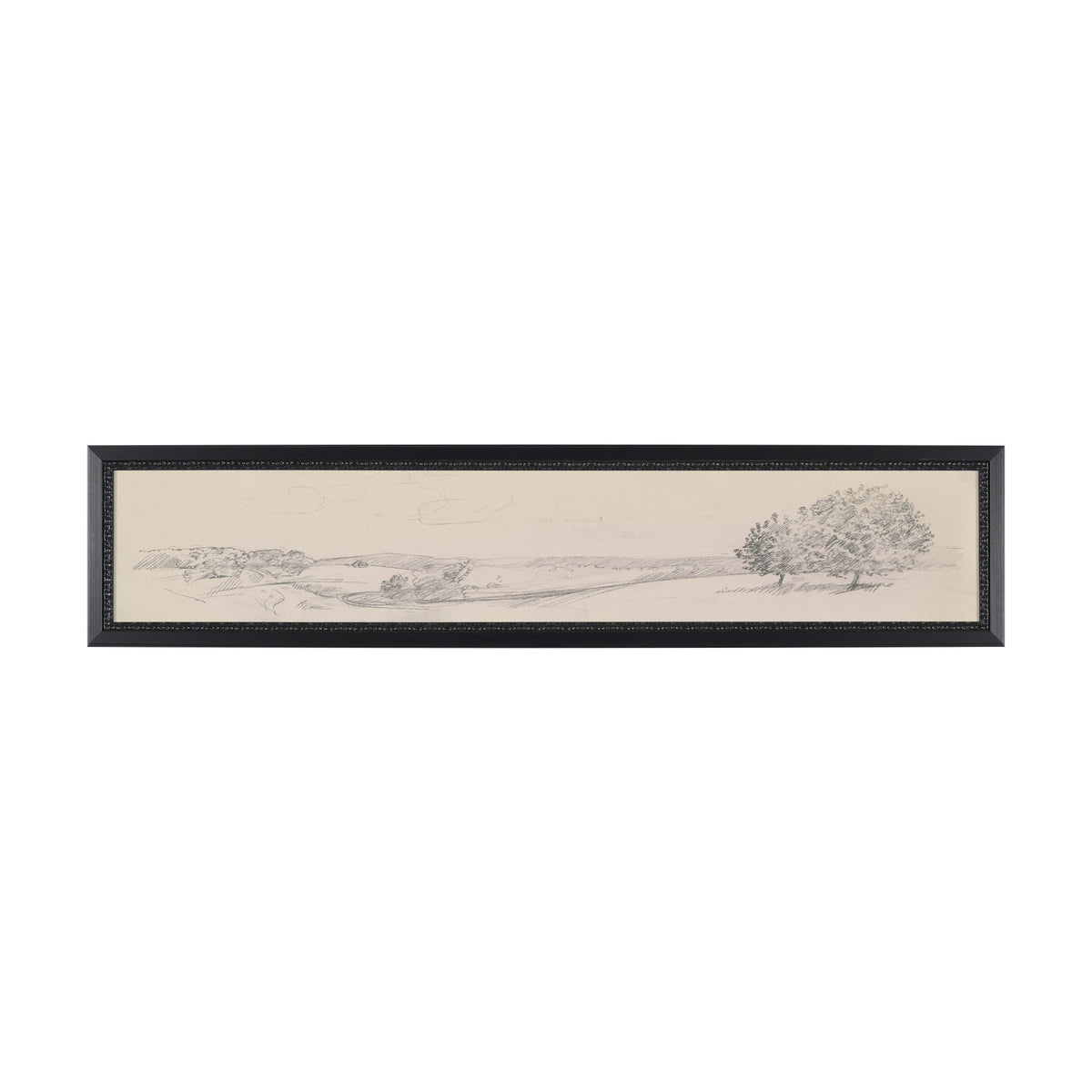 Landscape in Graphite No.2 by Mercana Studio Textured Framed Artwork Matted from Mercana - Luna Furniture