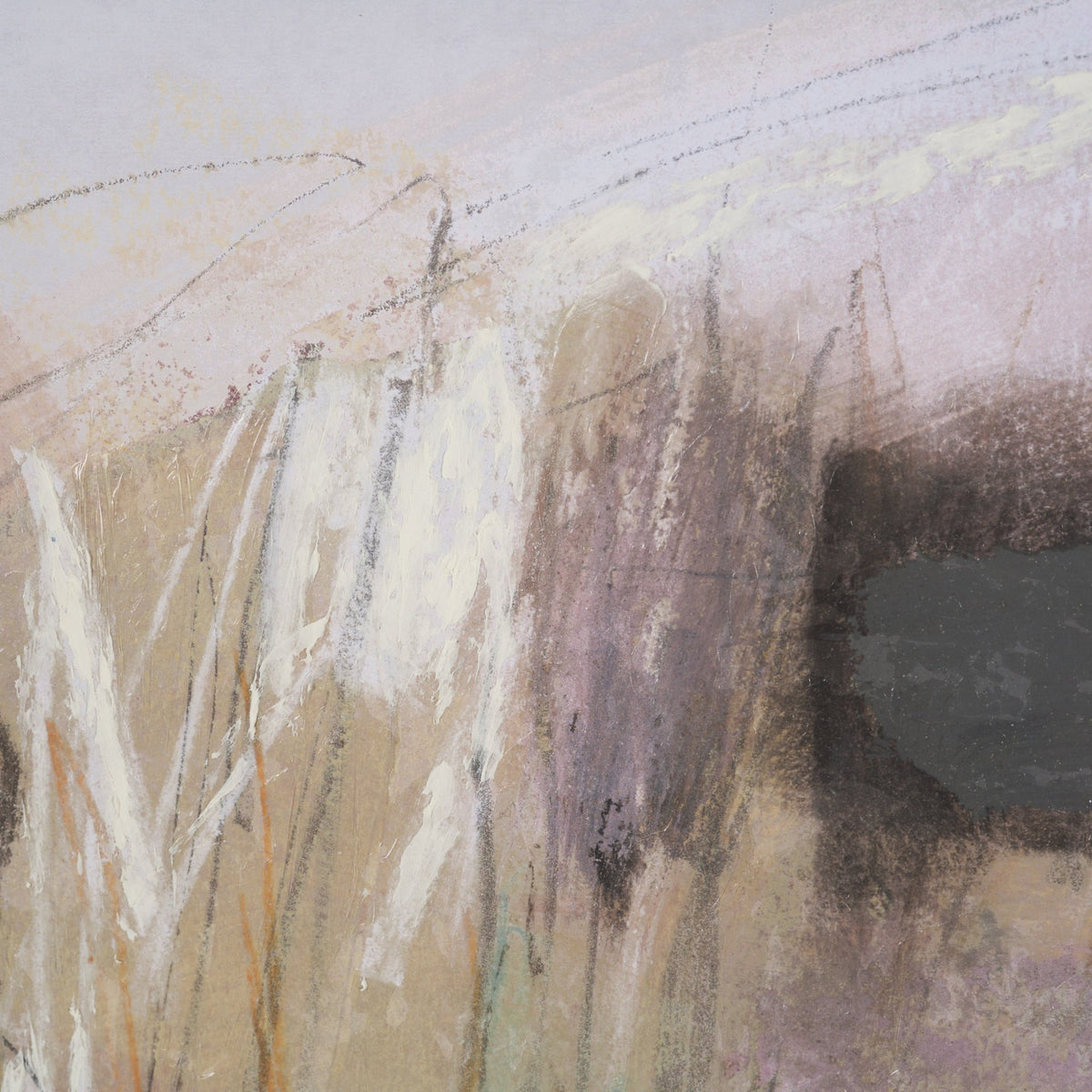 Abstract Autumn 3 by Mercana Studio Hand-Embellished Textured Framed Artwork Matted under Glass from Mercana - Luna Furniture