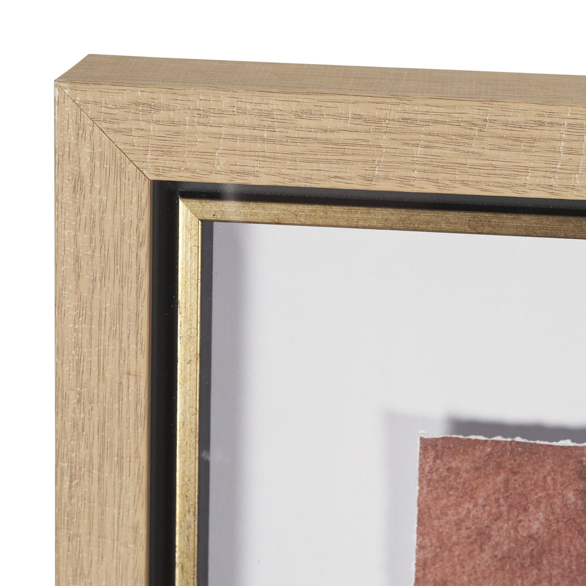 Let It Be by Ira Havuka Hand-Embellished Textured Framed Artwork Matted under Glass from Mercana - Luna Furniture