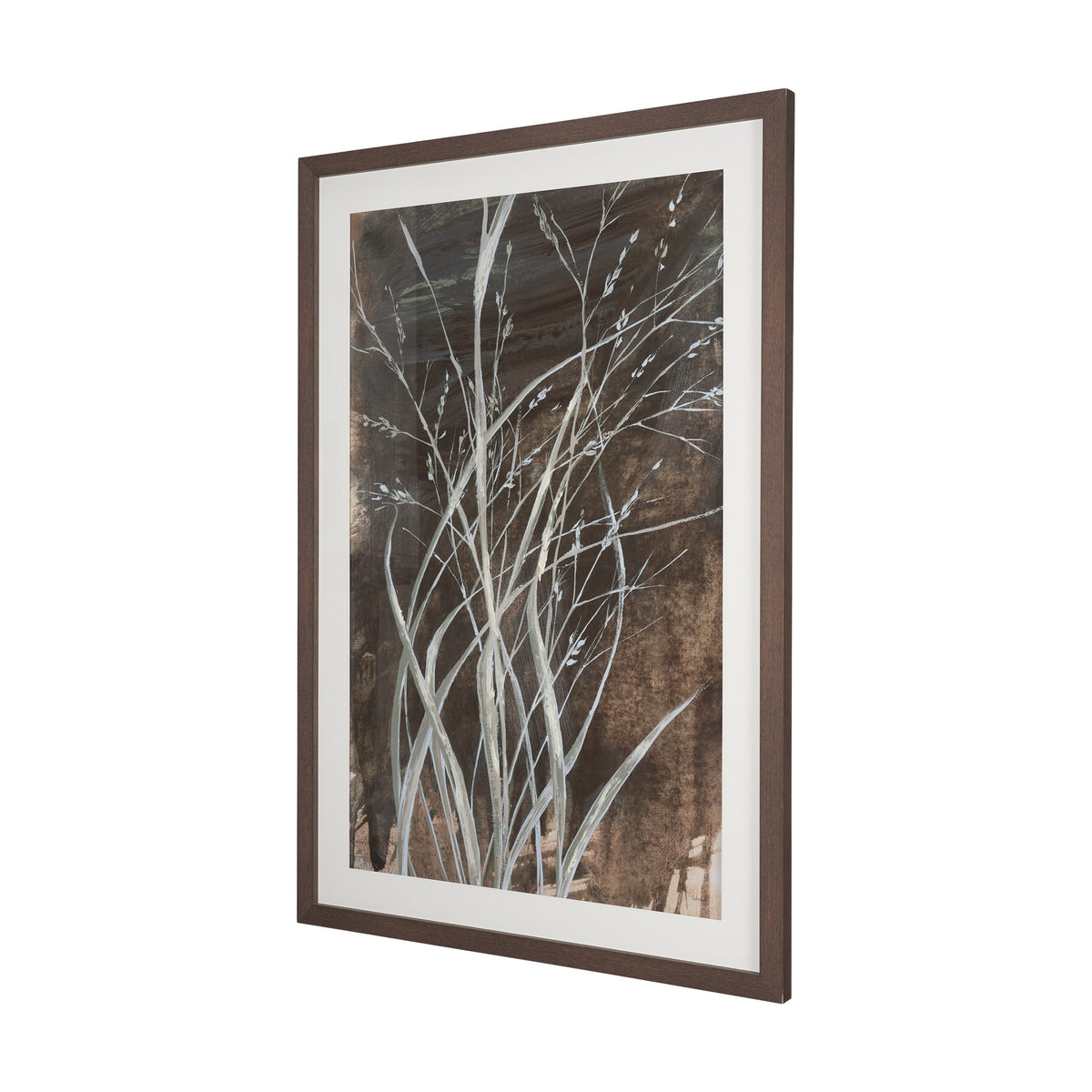 Ghost Grasses I by Mercana Studio Hand-Embellished Textured Framed Artwork Matted under Glass from Mercana - Luna Furniture