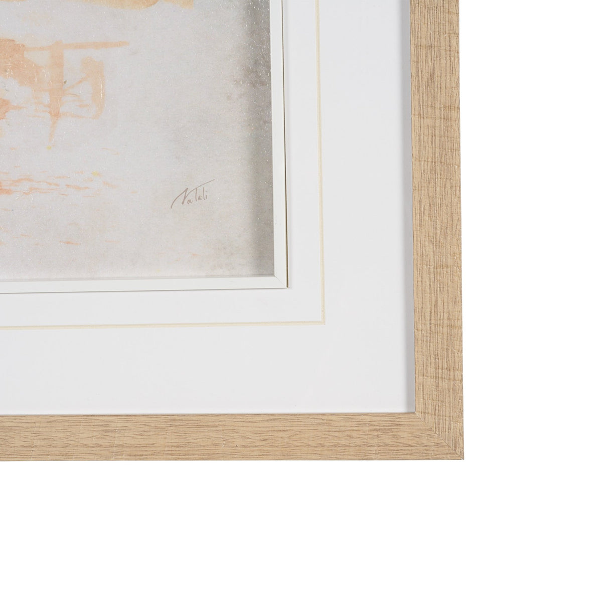 Palm Spring II by Mercana Studio Hand-Embellished Framed Artwork Matted under Glass from Mercana - Luna Furniture