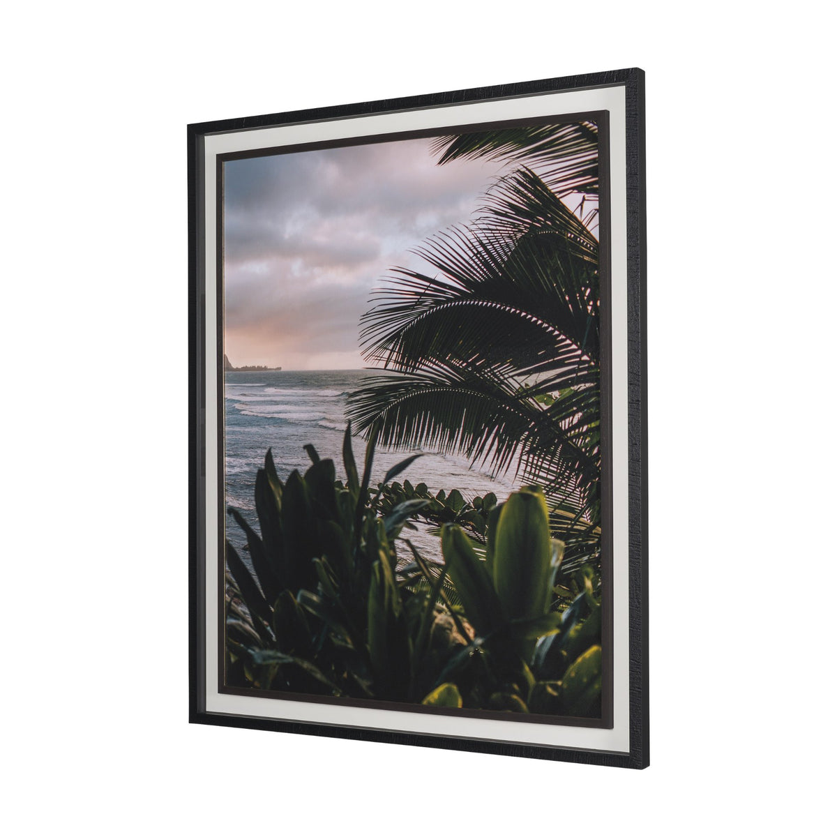 Kauai Jungle Dream by Stefan and Audrey Textured Framed Photo Print Matted under Glass from Mercana - Luna Furniture