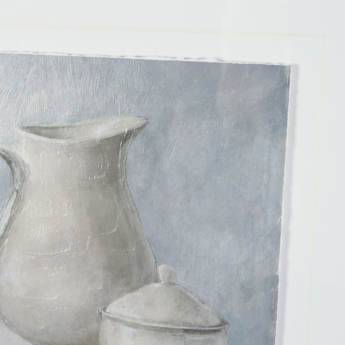 Studies in White and Ash: Study I by Mercana Studio Textured Framed Artwork Matted under Glass from Mercana - Luna Furniture