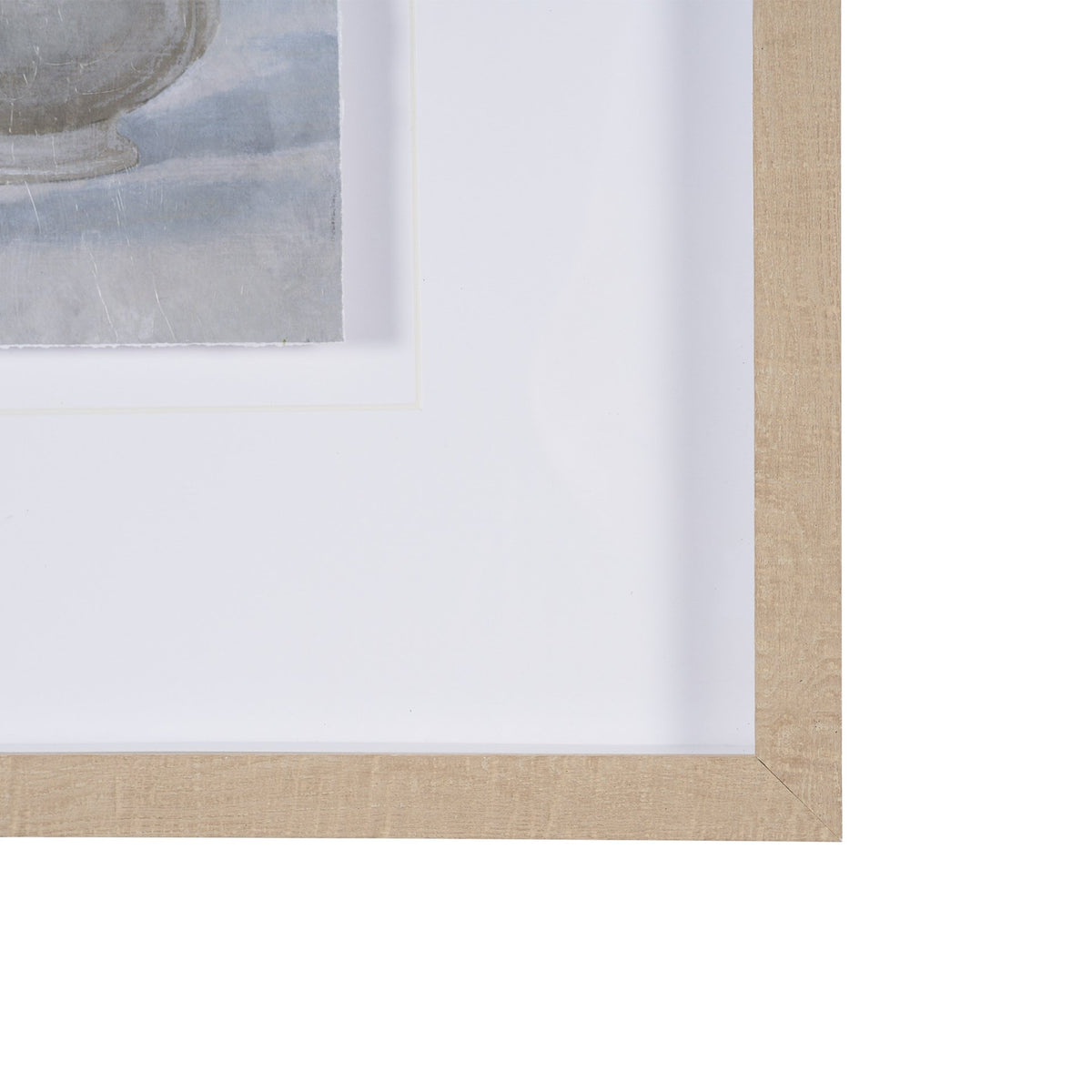 Studies in White and Ash: Study II by Mercana Studio Textured Framed Artwork Matted under Glass from Mercana - Luna Furniture
