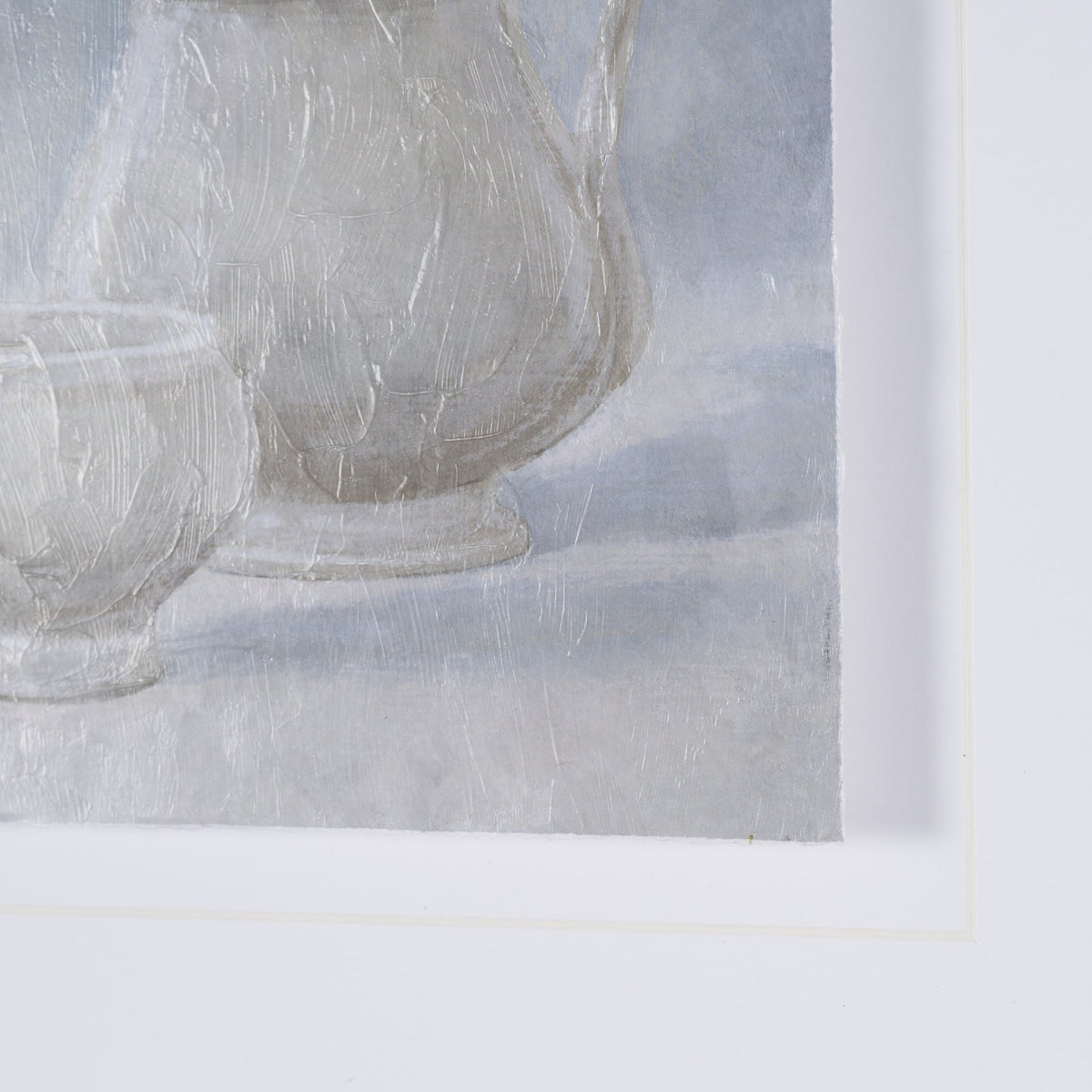 Studies in White and Ash: Study II by Mercana Studio Textured Framed Artwork Matted under Glass from Mercana - Luna Furniture