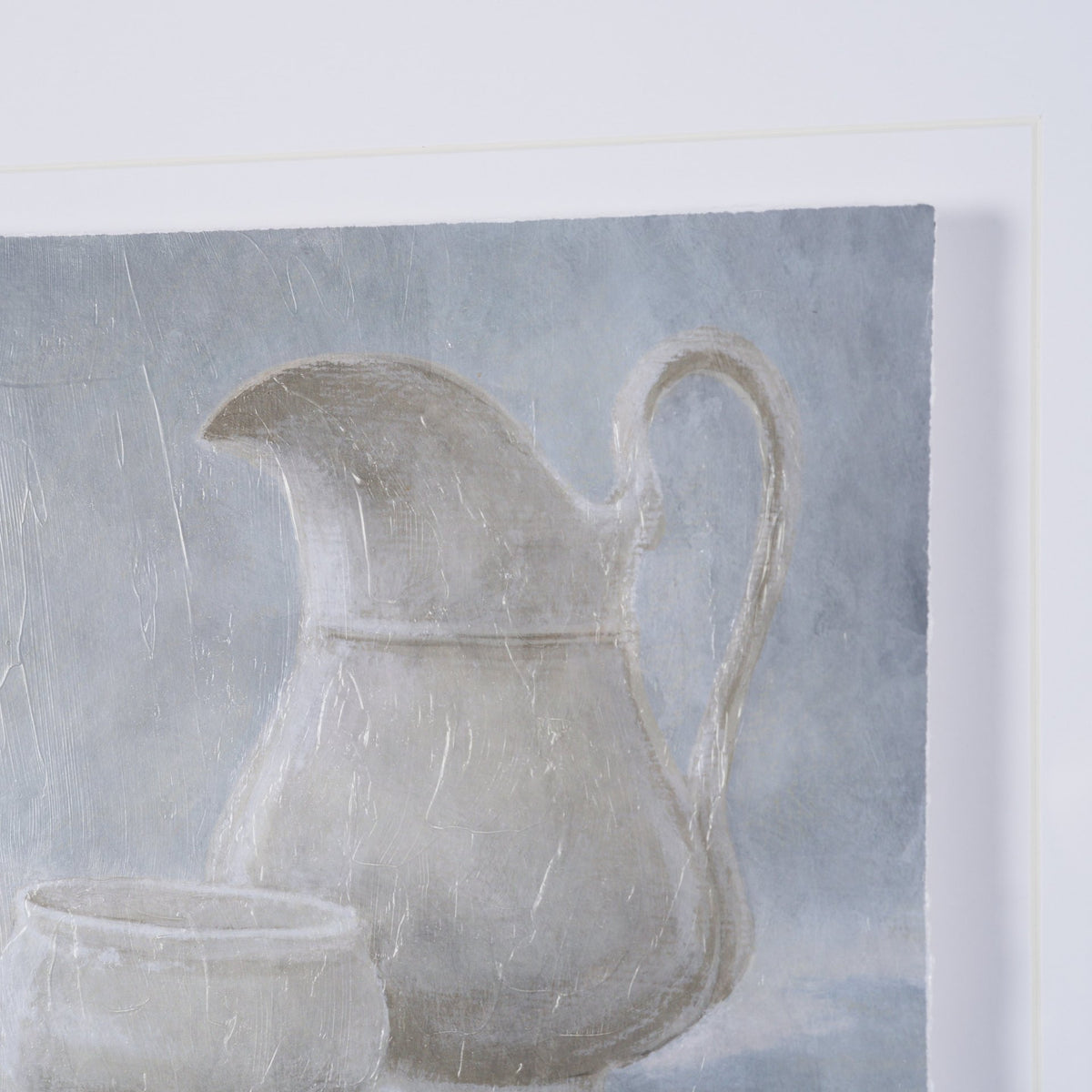 Studies in White and Ash: Study II by Mercana Studio Textured Framed Artwork Matted under Glass from Mercana - Luna Furniture