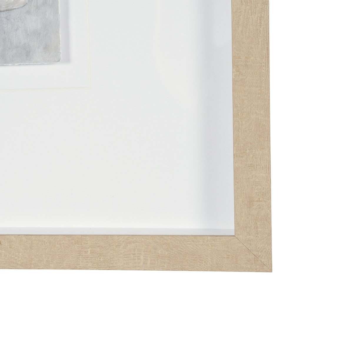 Studies in White and Ash: Study III by Mercana Studio Textured Framed Artwork Matted under Glass from Mercana - Luna Furniture