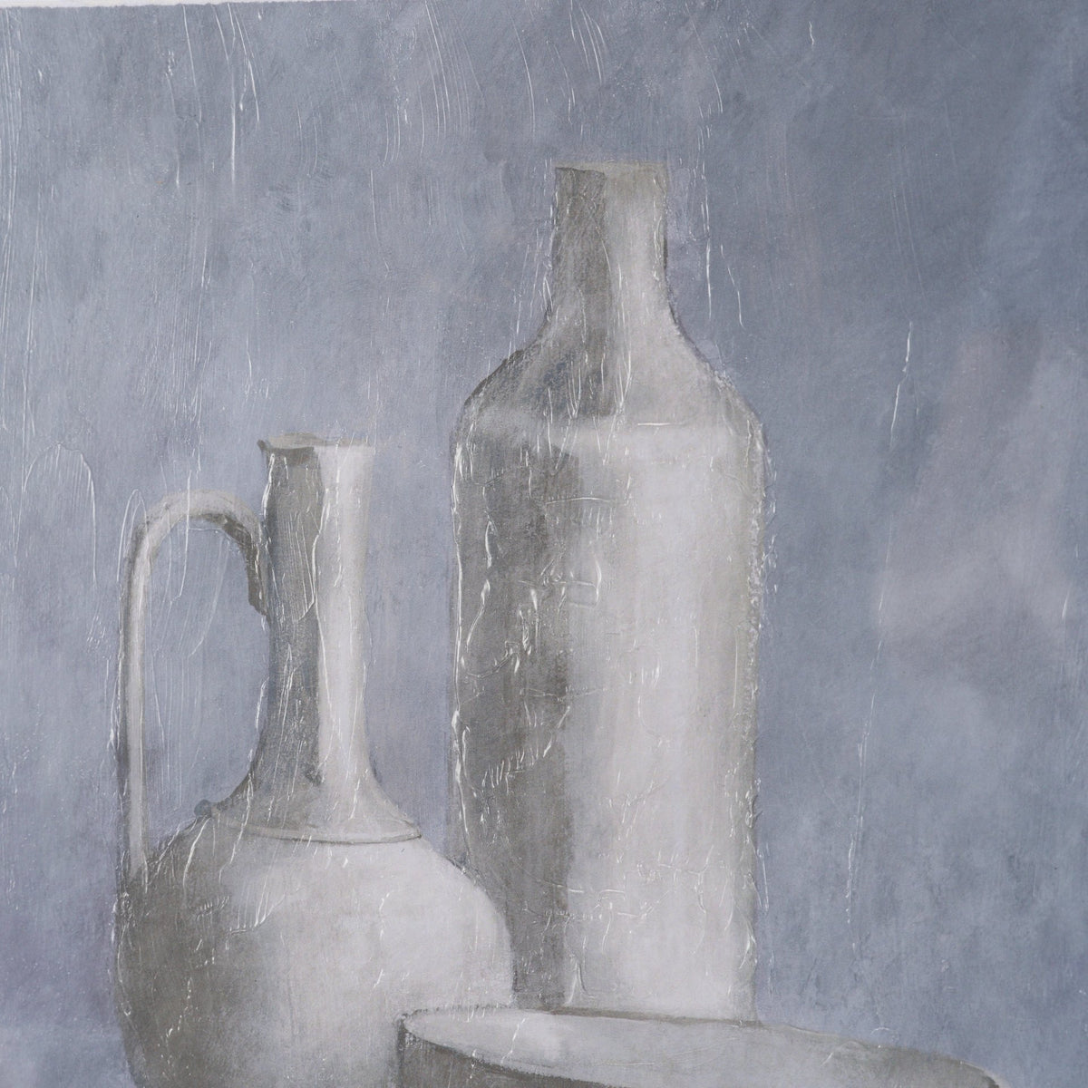 Studies in White and Ash: Study IV by Mercana Studio Textured Framed Artwork Matted under Glass from Mercana - Luna Furniture