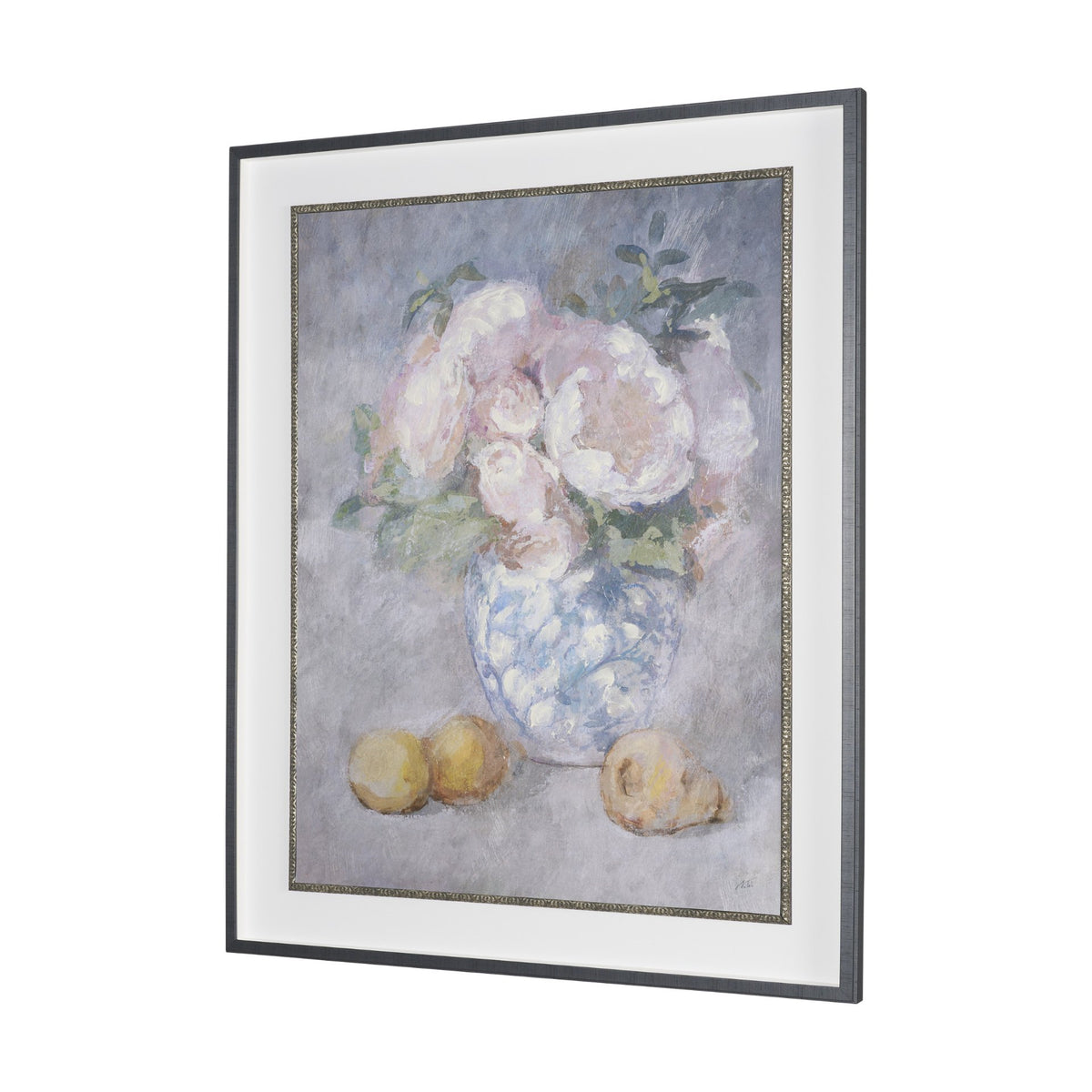 Dynasty Bloom I by Mercana Studio Hand-Embellished Textured Framed Artwork Matted under Glass from Mercana - Luna Furniture