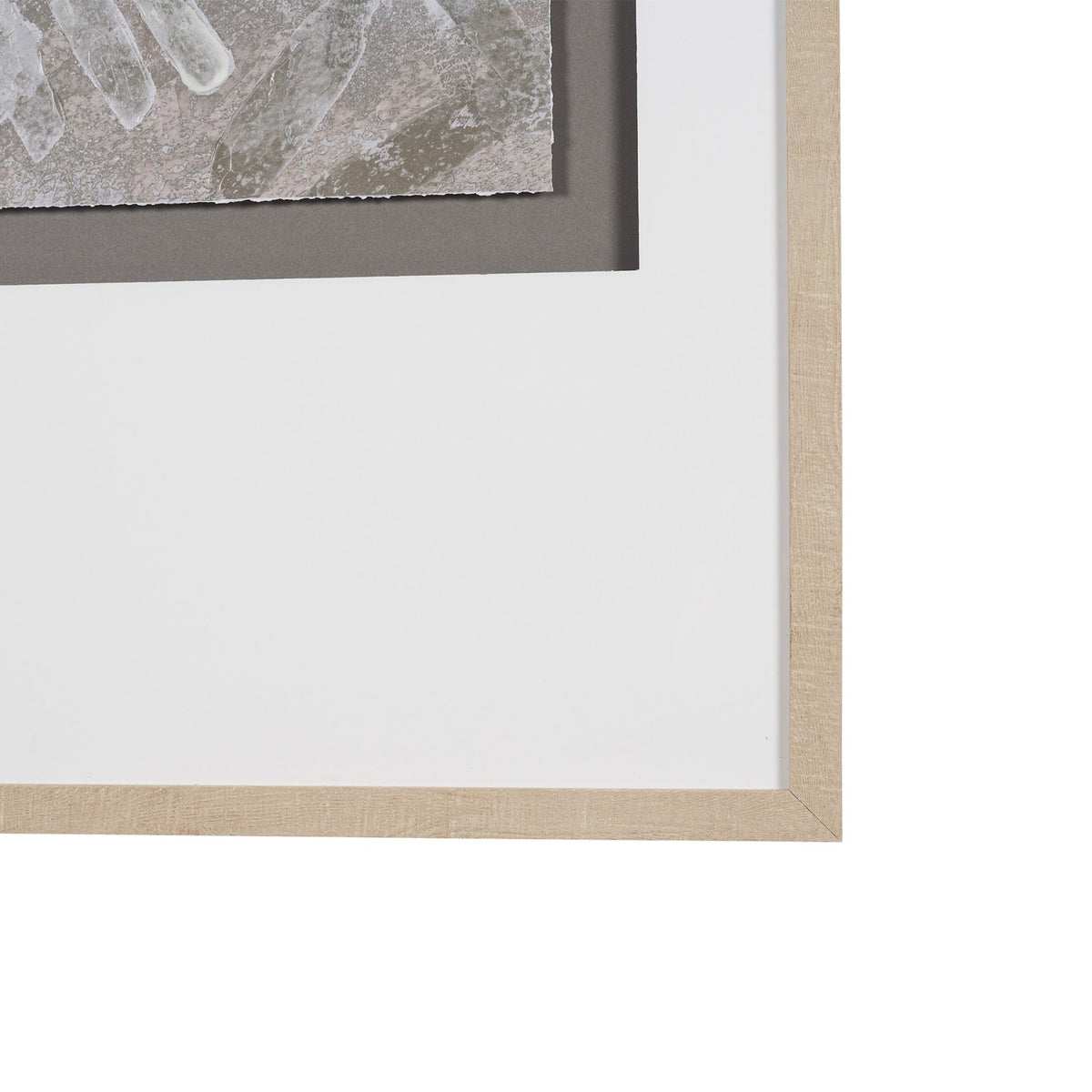 Soft Geometry I by Mercana Studio Hand-Embellished Textured Framed Artwork Matted under Glass from Mercana - Luna Furniture