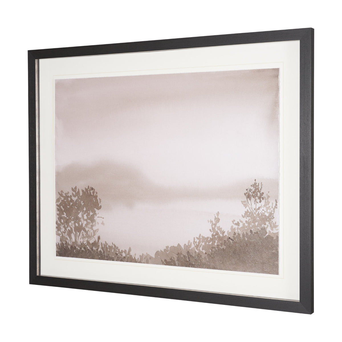 Lowland Fog by Mercana Studio Hand-Embellished Textured Framed Artwork Matted under Glass from Mercana - Luna Furniture