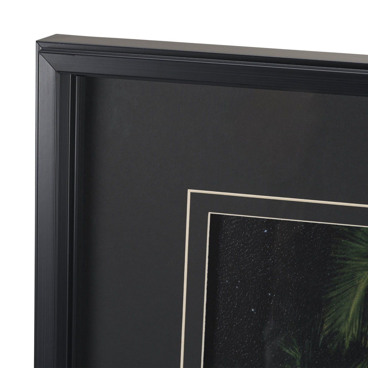 Maui Moonlight by Stefan and Audrey Hand-Embellished Textured Framed Photo Print Matted under Glass from Mercana - Luna Furniture