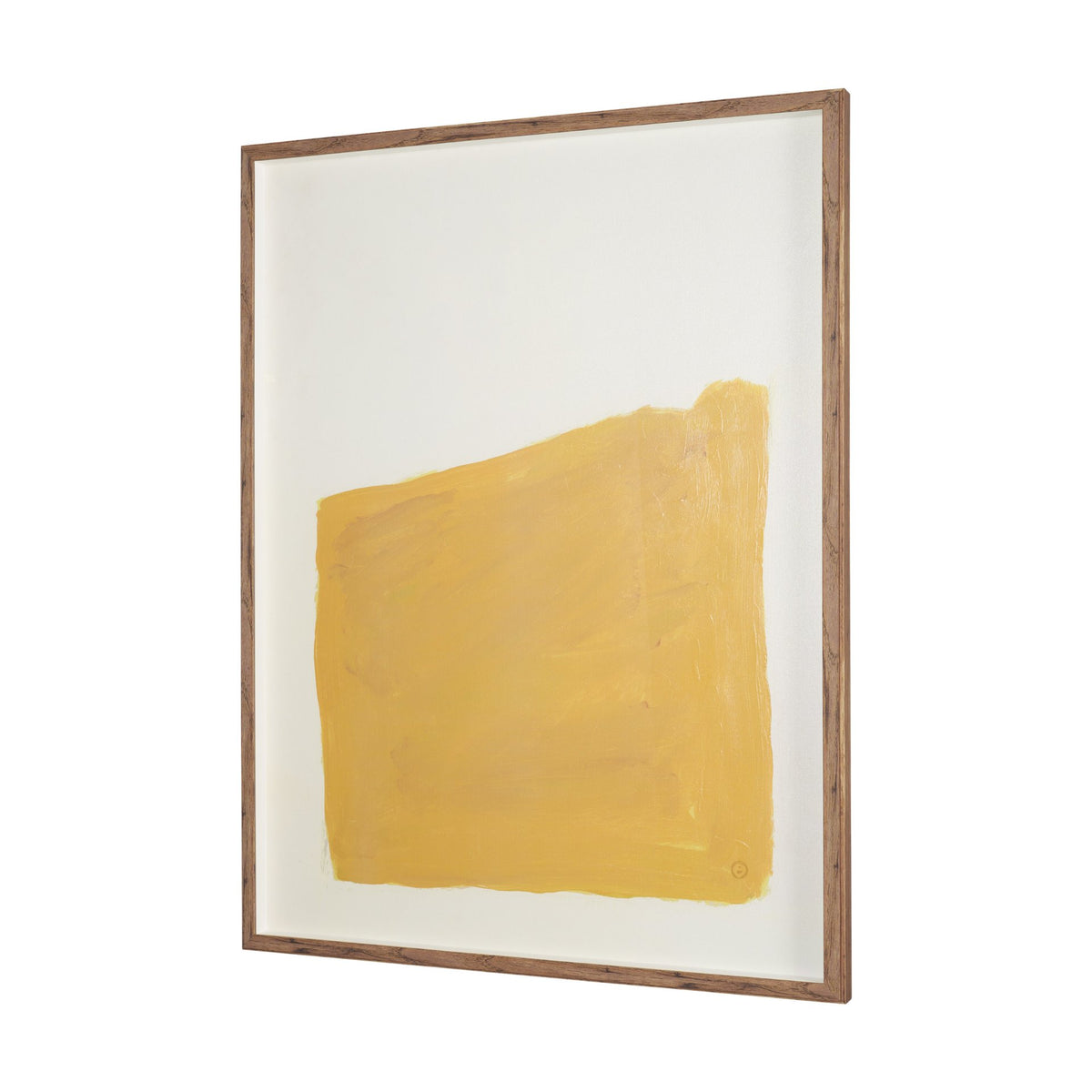 Ochre Horizon by Mercana Studio Textured Framed Artwork Matted under Glass from Mercana - Luna Furniture