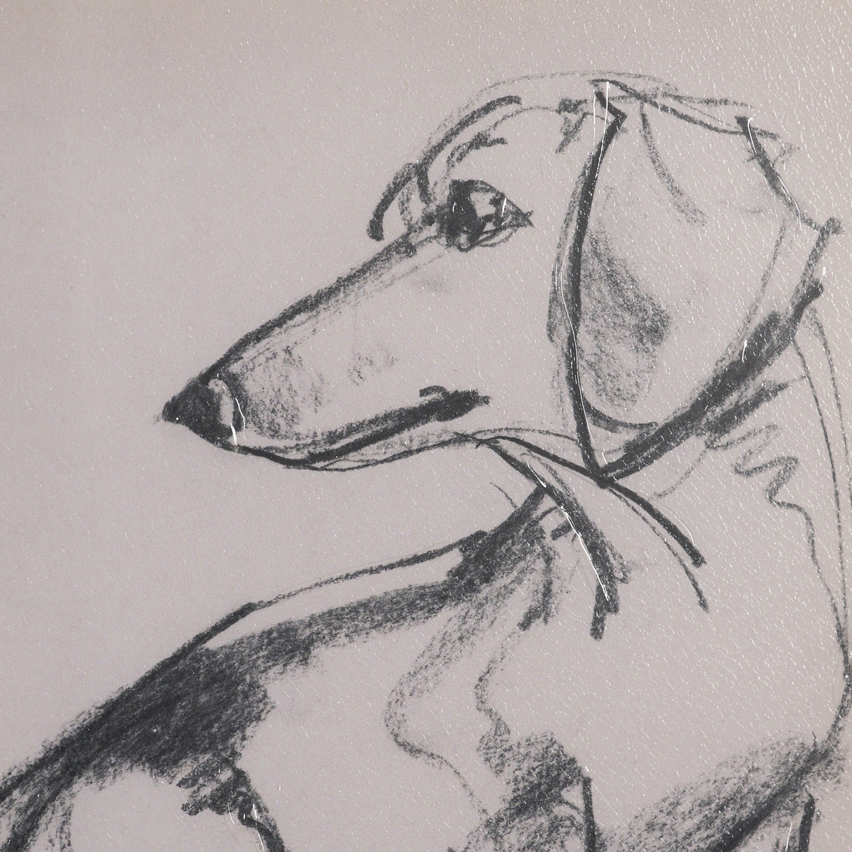 Dachshunds by Mercana Studio Hand-Embellished Framed Artwork Matted under Glass from Mercana - Luna Furniture