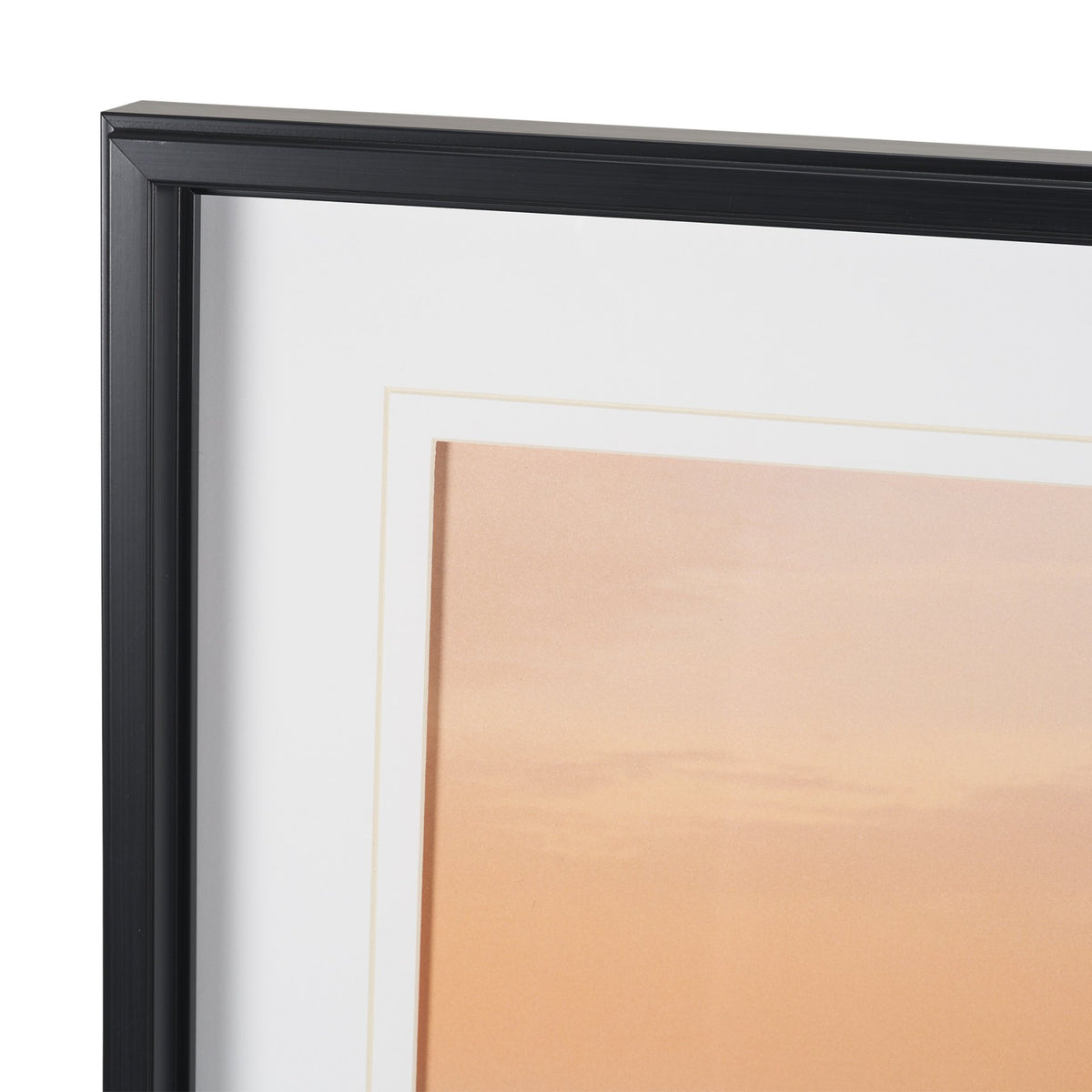 Cannon Beach Elk by Stefan and Audrey Textured Framed Photo Print Matted under Glass