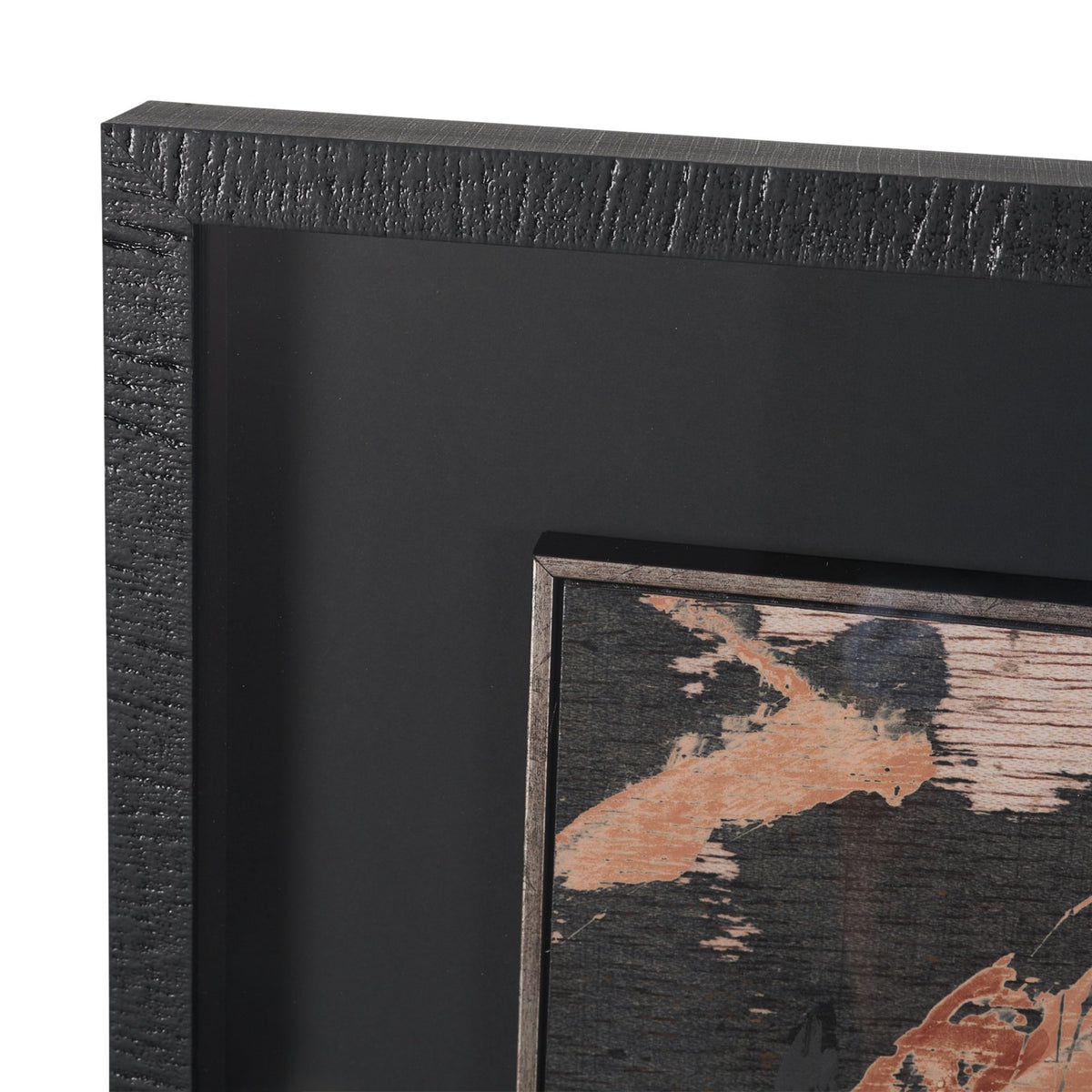 Tones of Sienna II (Set of 2) by Mercana Studio Hand-Embellished Framed Artwork Matted under Glass