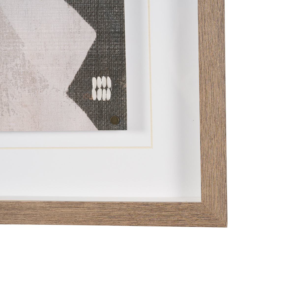 Fabric Fantasia - Mishale by Maja Gunnarsdottir Textured Framed Artwork Matted under Glass