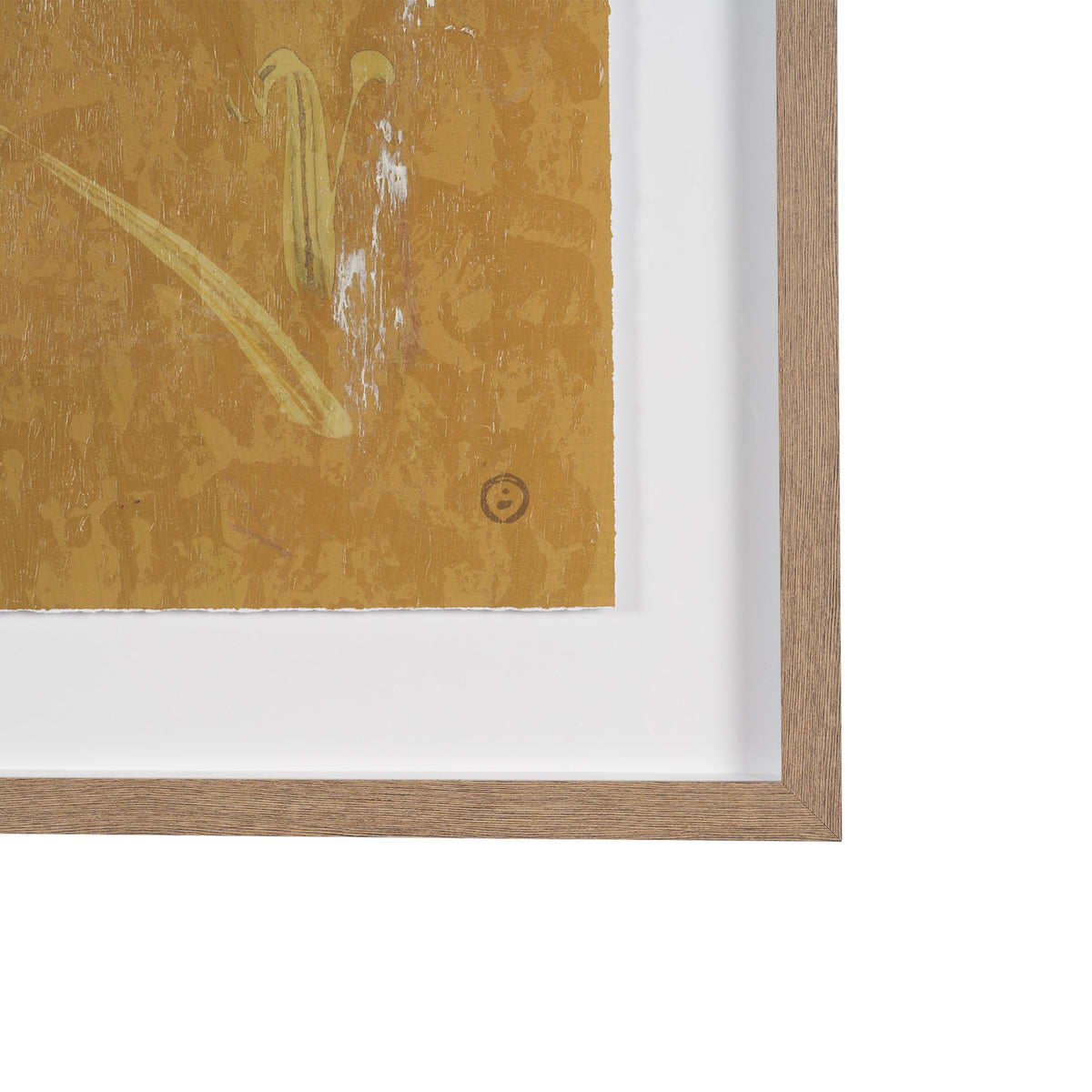 Mental Crossfire I by Mercana Studio Hand-Embellished Textured Framed Artwork Matted under Glass