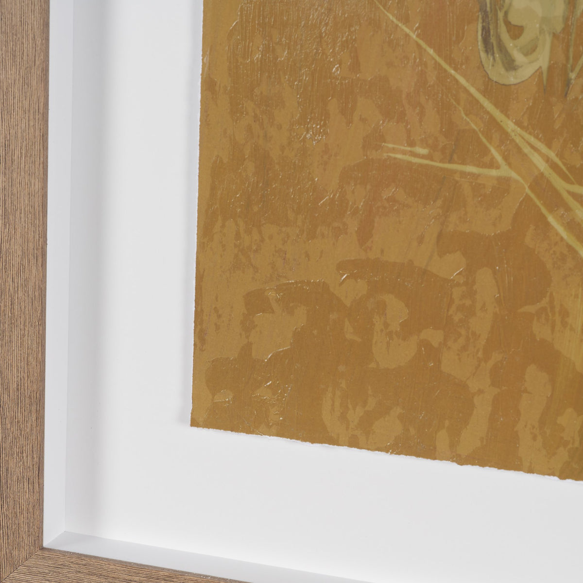 Mental Crossfire I by Mercana Studio Hand-Embellished Textured Framed Artwork Matted under Glass