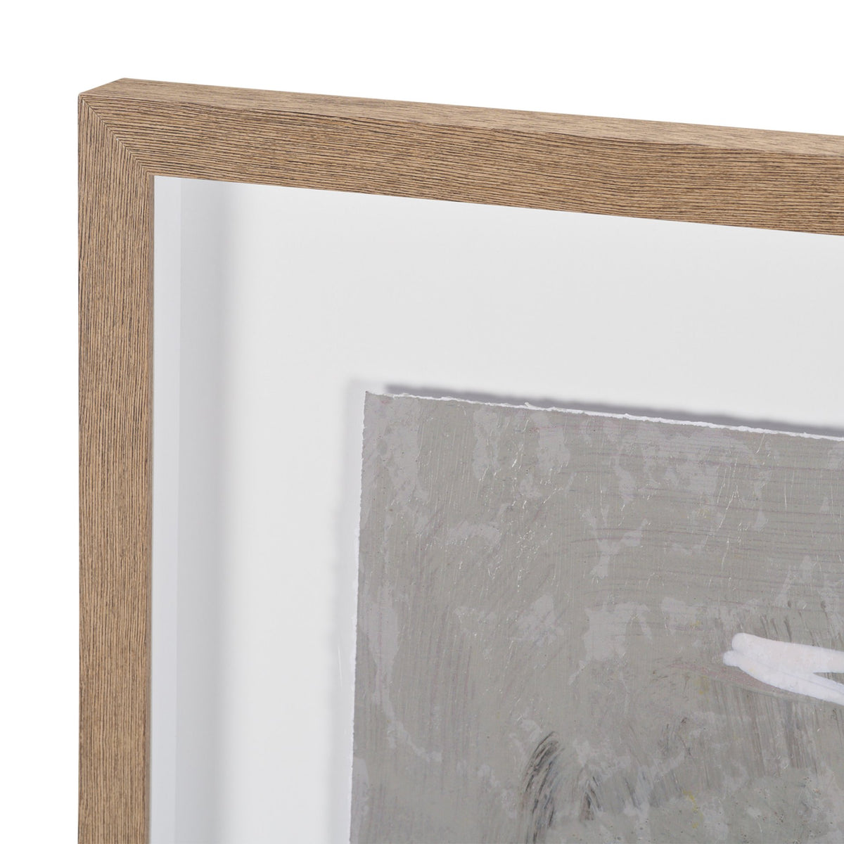 Mental Crossfire IV by Mercana Studio Hand-Embellished Textured Framed Artwork Matted under Glass