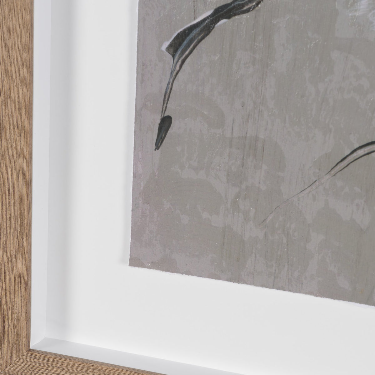 Mental Crossfire IV by Mercana Studio Hand-Embellished Textured Framed Artwork Matted under Glass