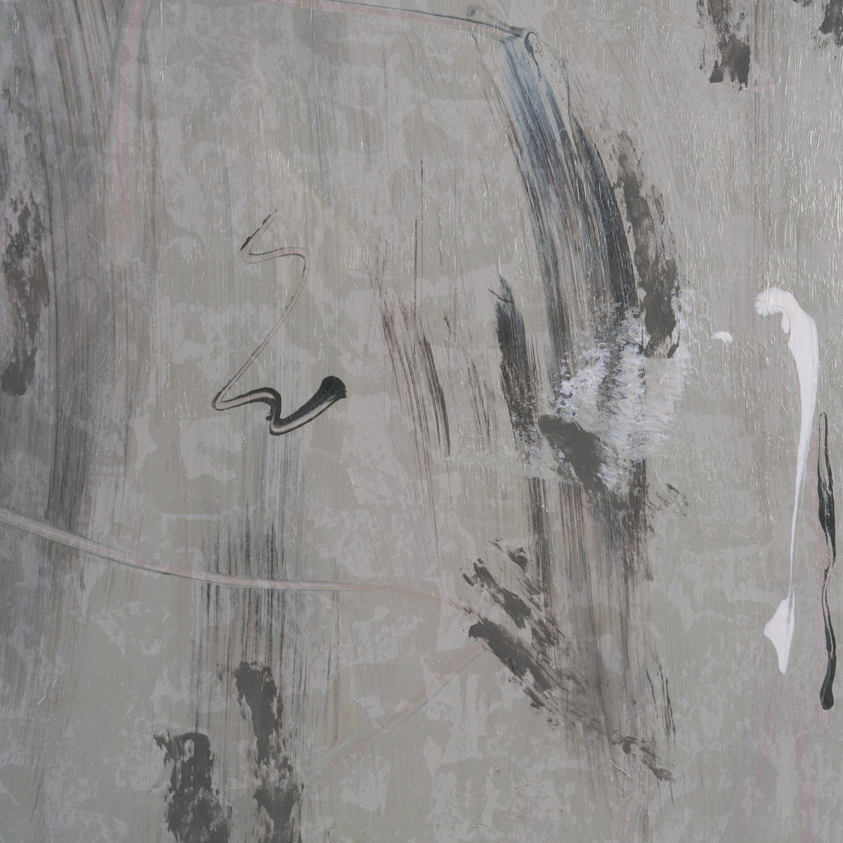 Mental Crossfire IV by Mercana Studio Hand-Embellished Textured Framed Artwork Matted under Glass