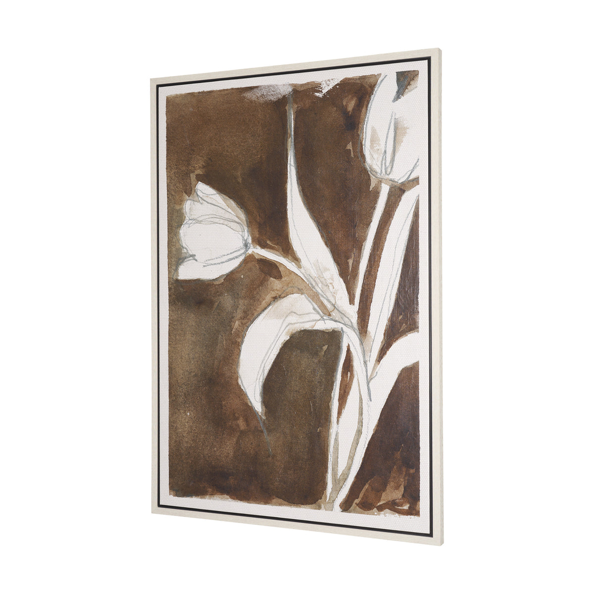 Tulip Bloom VI by Mercana Studio Hand-Embellished Textured Framed Canvas Artwork from Mercana - Luna Furniture