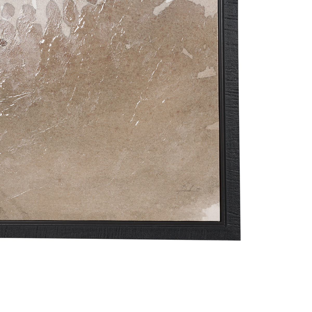 Lowland Fog C by Mercana Studio Hand-Embellished Textured Framed Canvas Artwork from Mercana - Luna Furniture