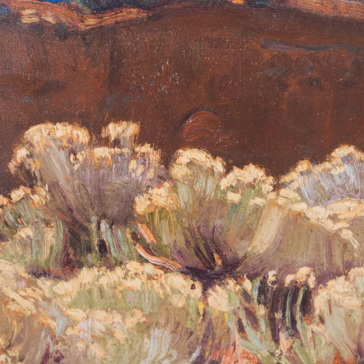 Landscape, Taos by Ernest Martin Hennings Hand-Embellished Textured Framed Canvas Artwork from Mercana - Luna Furniture