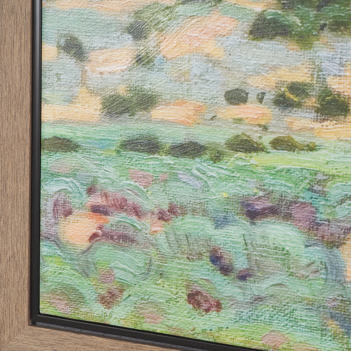In the Foothills by Ernest Martin Hennings Hand-Embellished Textured Framed Canvas Artwork from Mercana - Luna Furniture