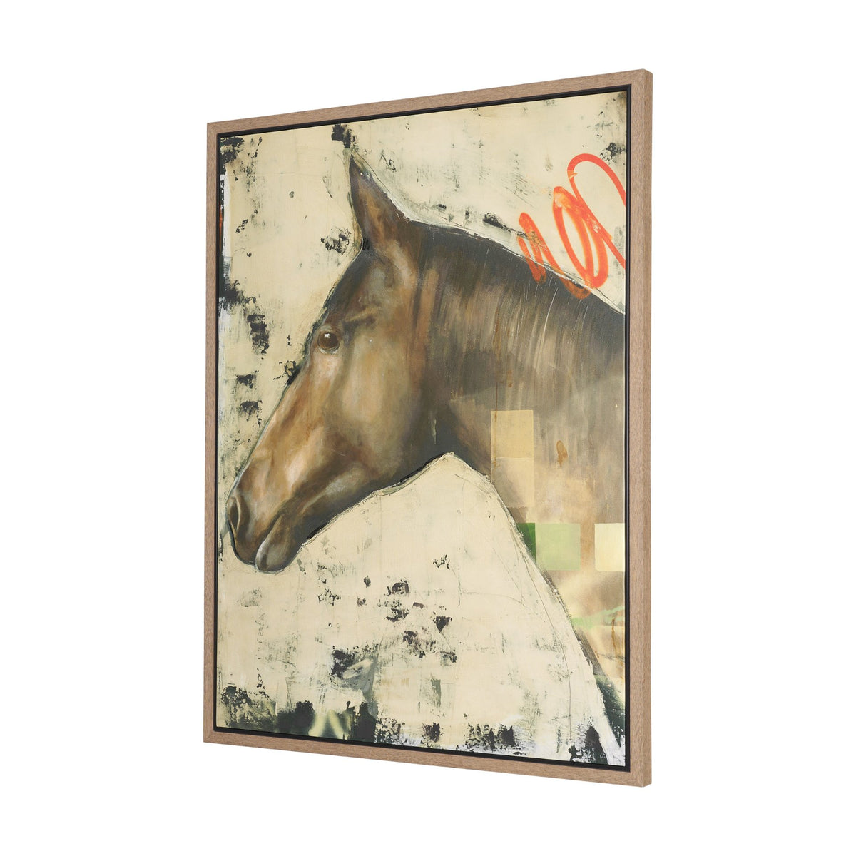 In Profile 2 by Sarah Helser Hand-Embellished Textured Framed Canvas Artwork from Mercana - Luna Furniture
