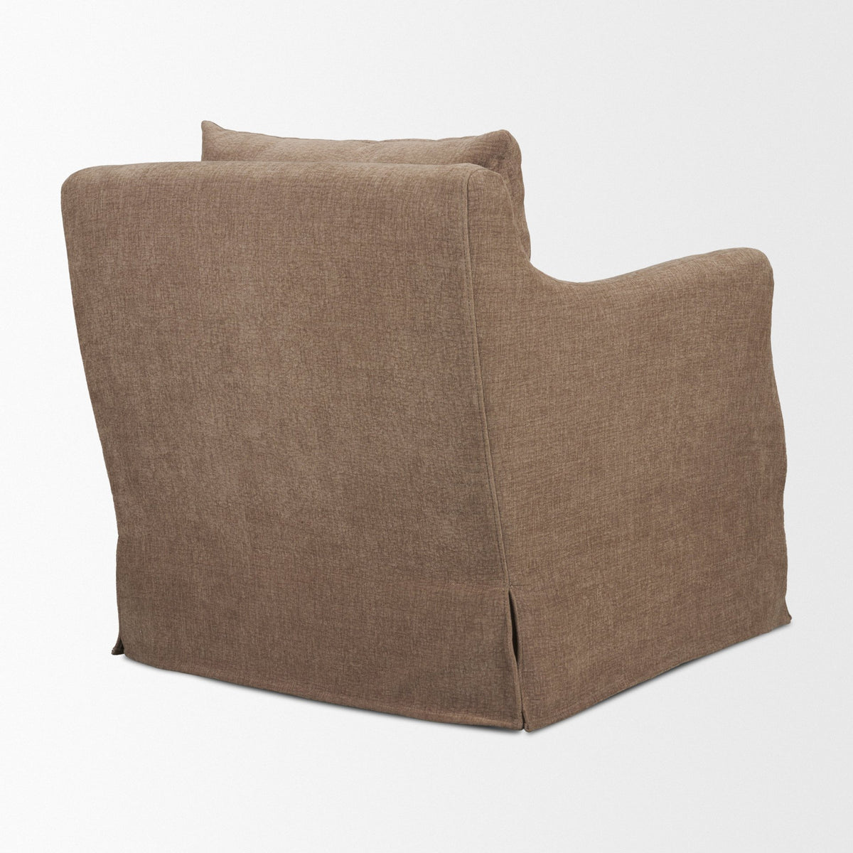 Ellington Slipcovered Slope Arm Accent Chair | Stonewashed Latte Fabric