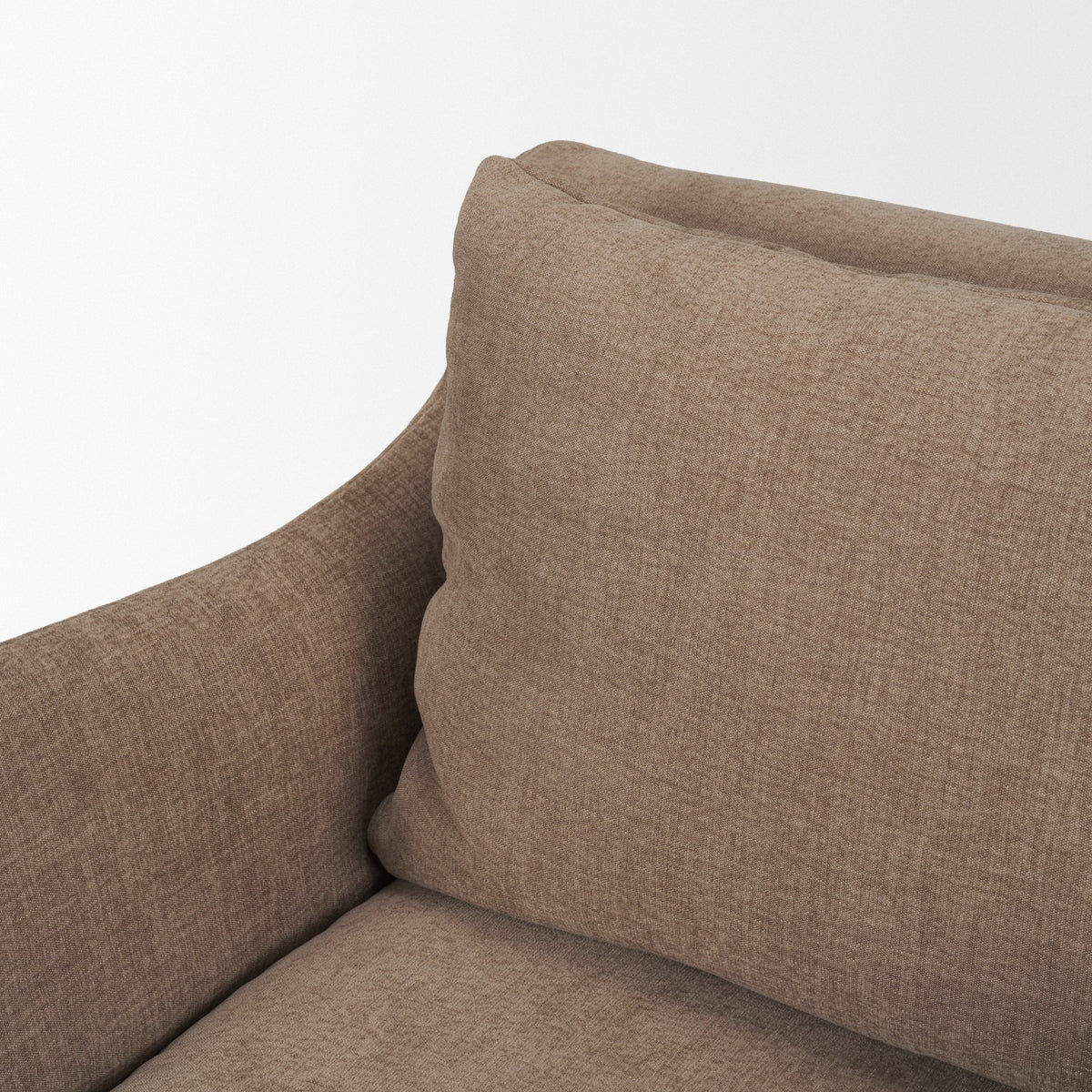 Ellington Slipcovered Slope Arm Accent Chair | Stonewashed Latte Fabric