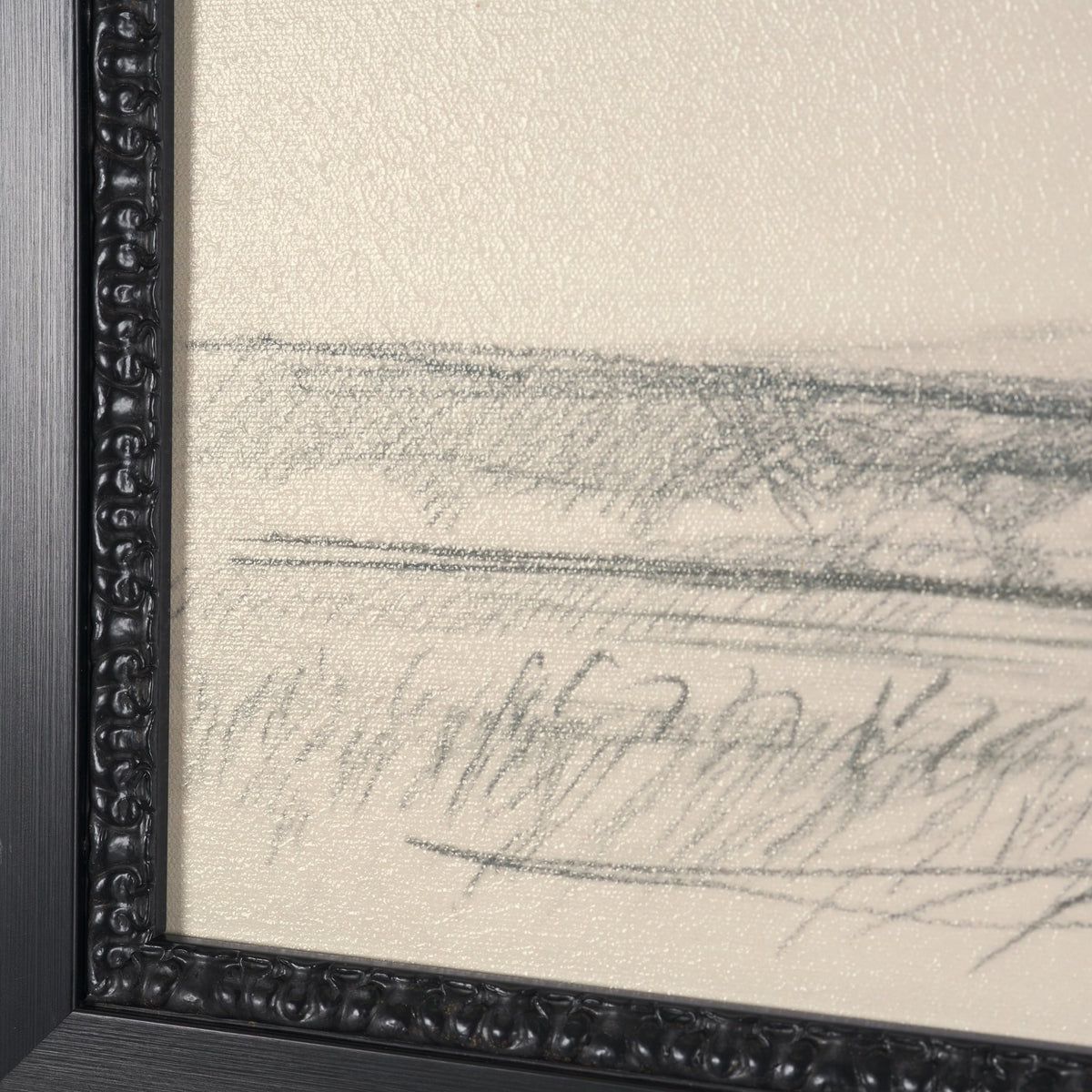 Landscape in Graphite No.3 by Mercana Studio Textured Framed Artwork Matted from Mercana - Luna Furniture