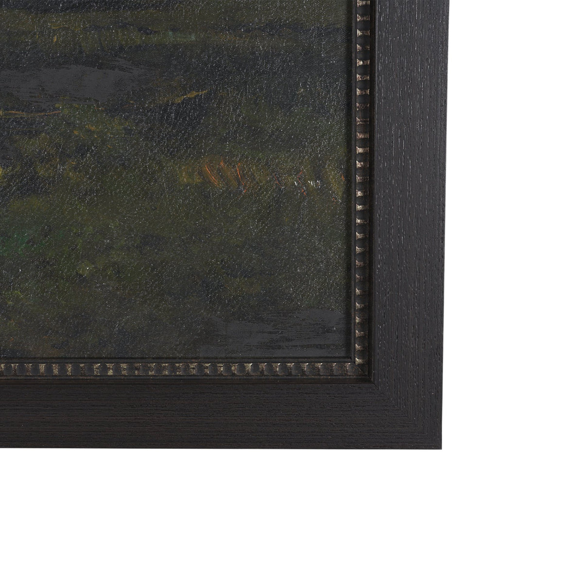 A River Landscape with Storks by Charles-Francois Daubigny Textured Framed Artwork Matted from Mercana - Luna Furniture