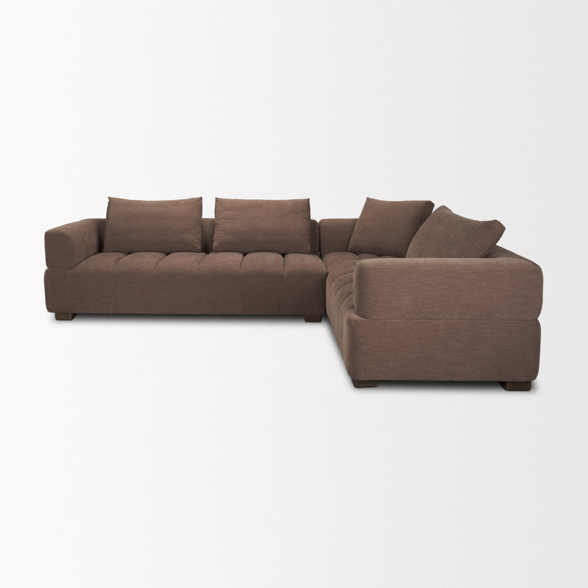 Warner Channel 3 Piece Sofa Set w/S Corner Piece w/Back Cushions from Mercana - Luna Furniture