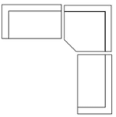Warner Quilt 3 Piece Sofa Set w/Corner Piece from Mercana - Luna Furniture