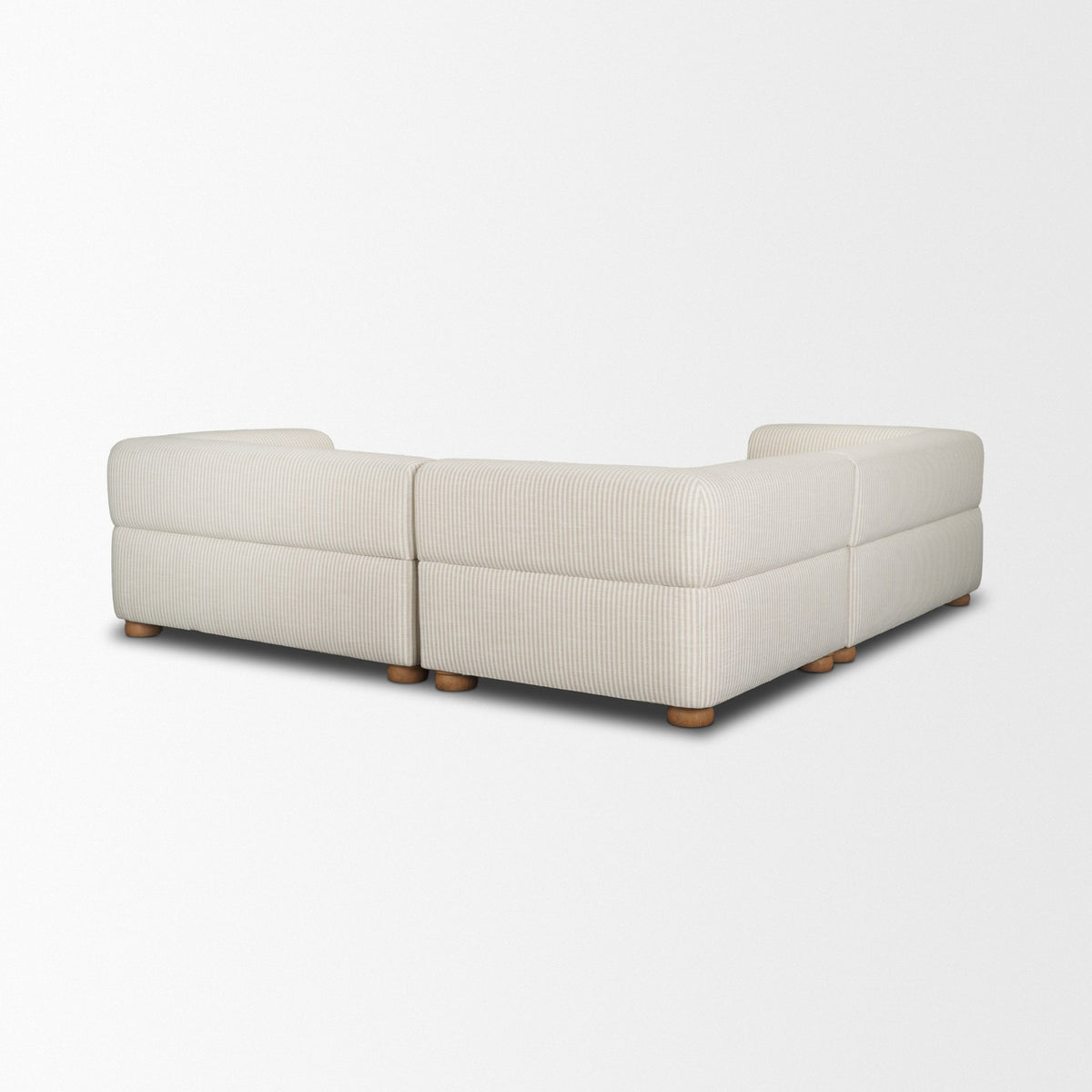 Warner Stripe 3 Piece Sofa Set w/S Corner Piece from Mercana - Luna Furniture