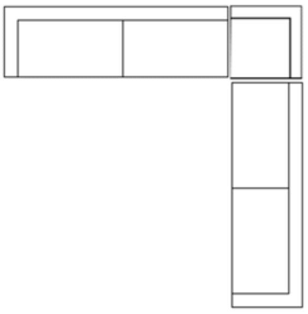 Warner Frame 3 Piece Sofa Set w/S Corner Piece from Mercana - Luna Furniture