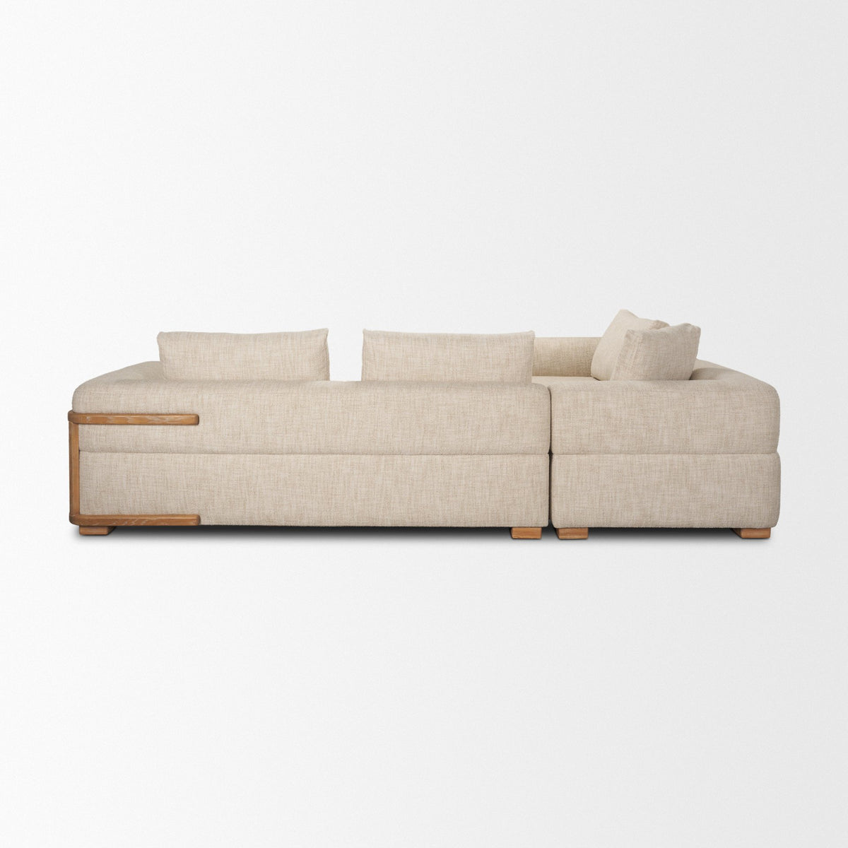 Warner Frame 3 Piece Sofa Set w/S Corner Piece w/Back Cushions from Mercana - Luna Furniture