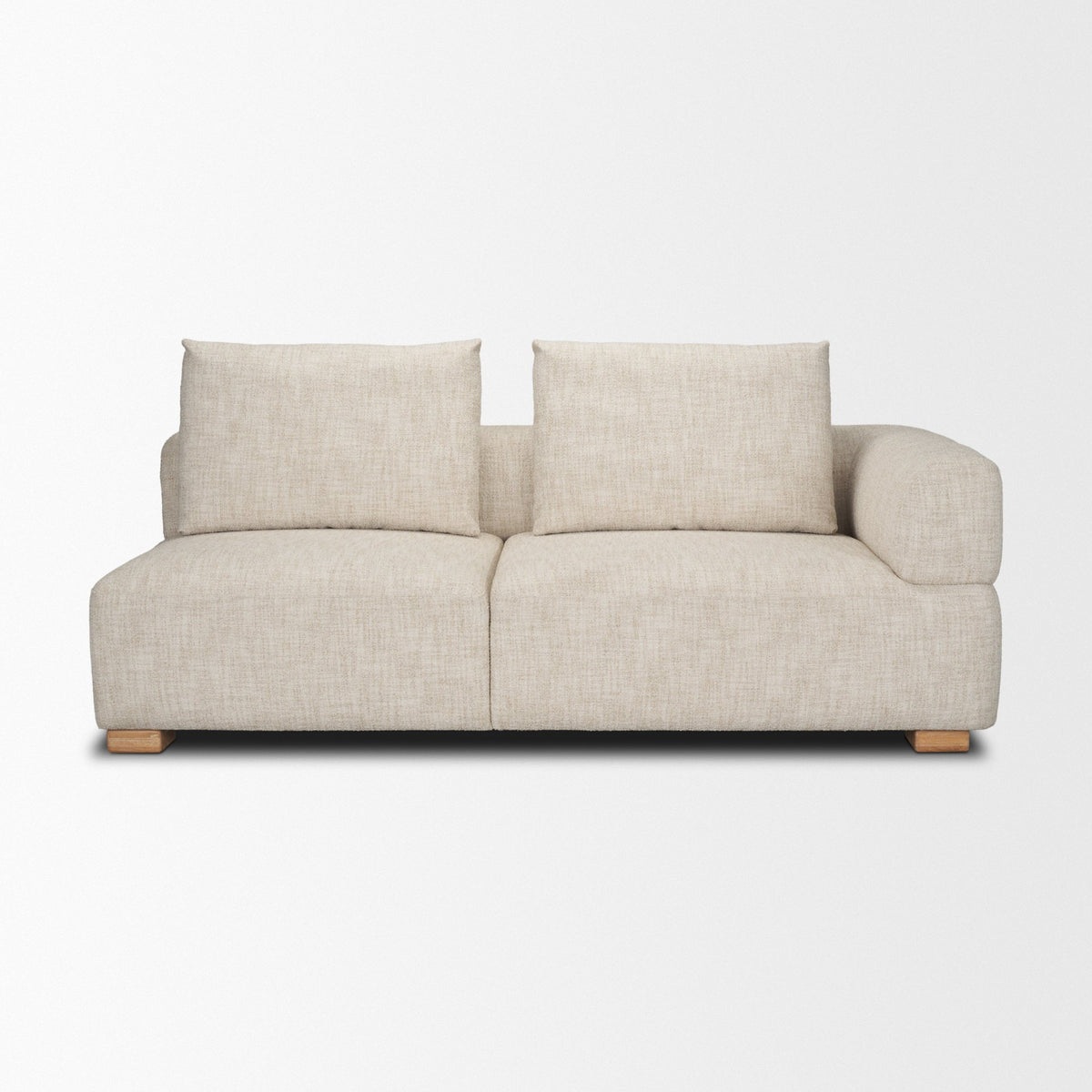 Warner Frame 2 Piece Long Sofa Set w/Back Cushions from Mercana - Luna Furniture