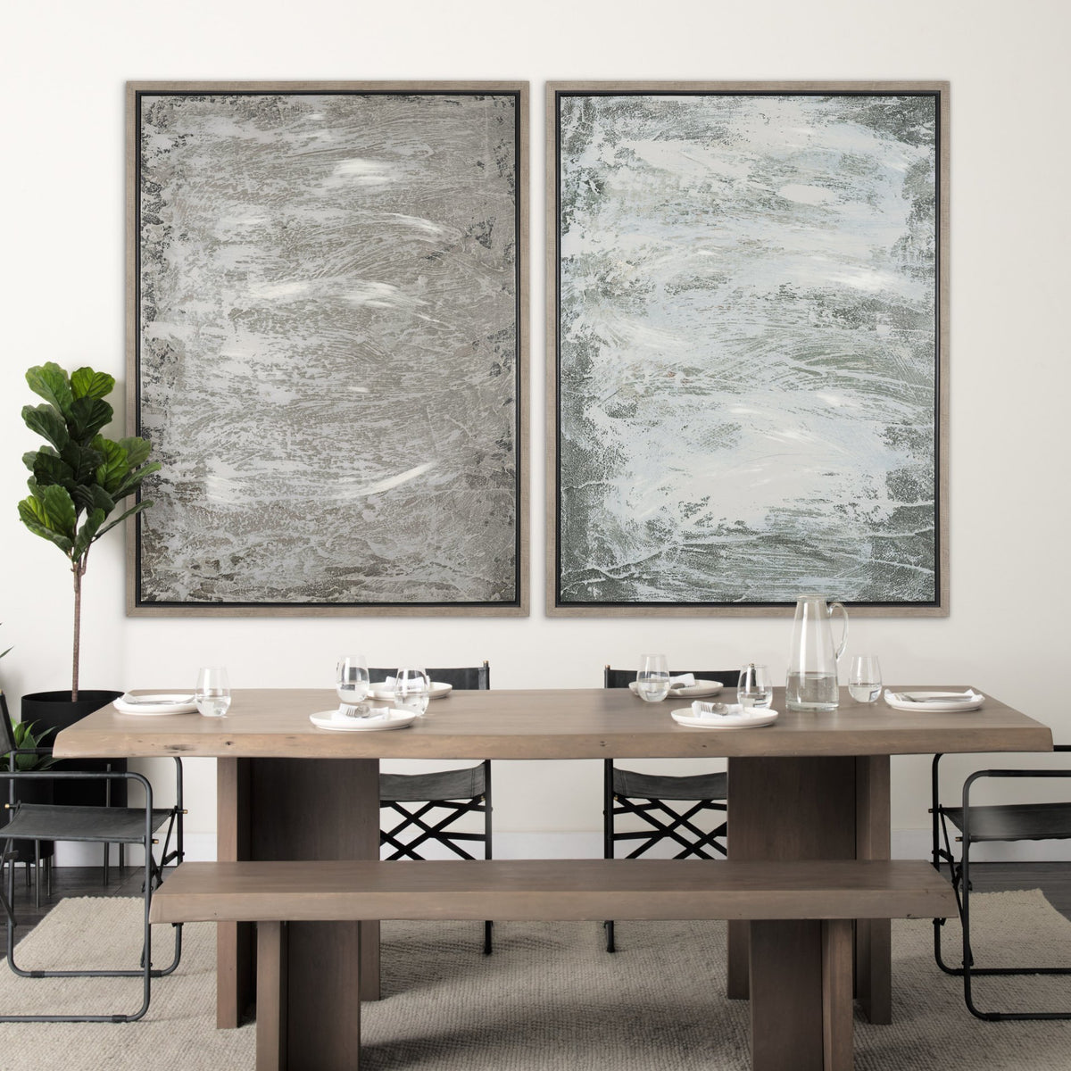 Verdant II by Mercana Studio Hand-Embellished Textured Framed Canvas Artwork from Mercana - Luna Furniture