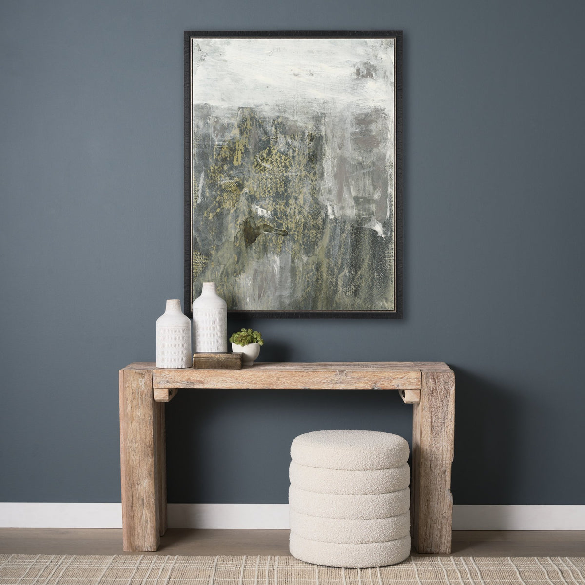 Vastness III by Mercana Studio Hand-Embellished Textured Framed Canvas Artwork from Mercana - Luna Furniture