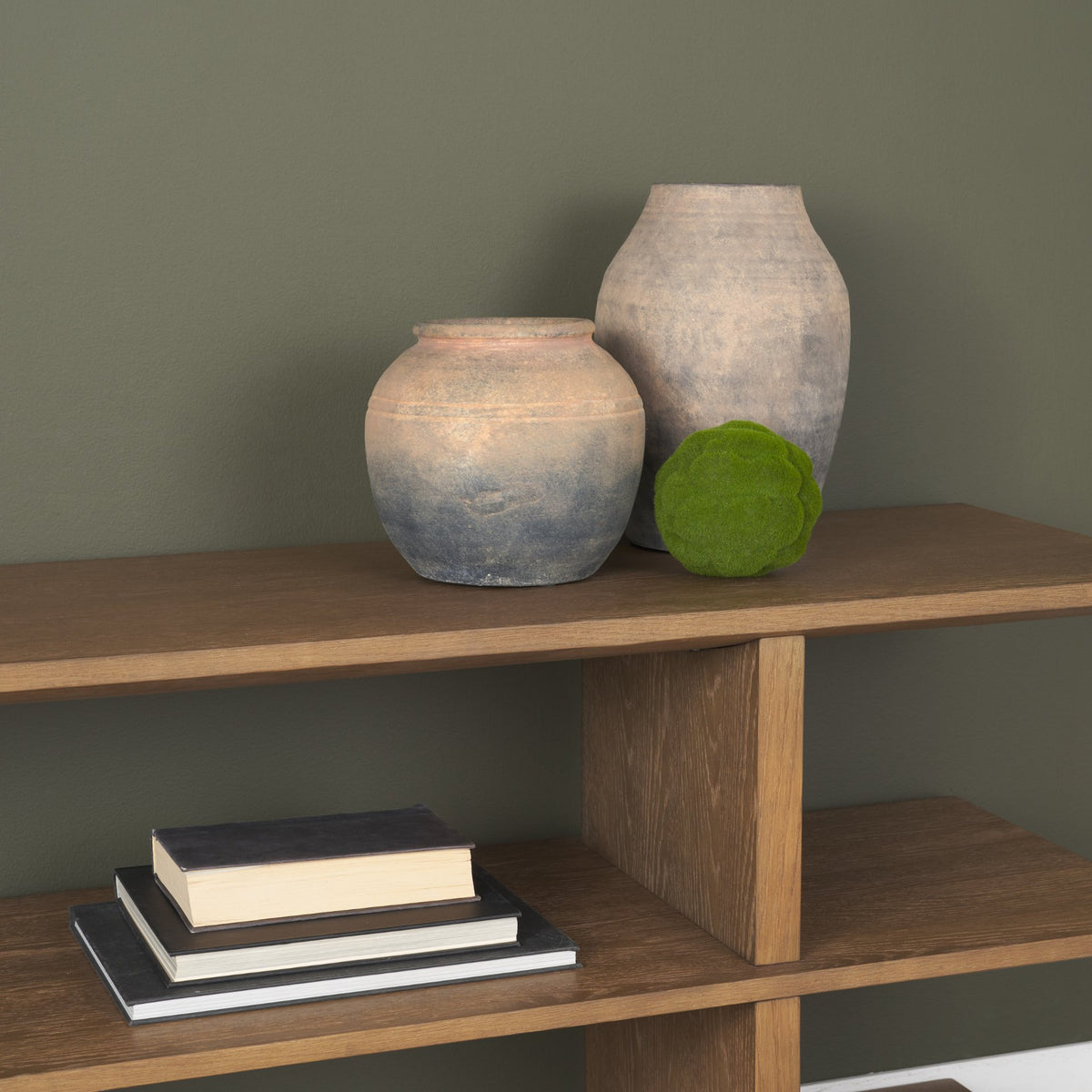 Cotto 13.2H Weathered Wide Mouth Terracotta Urn Vase from Mercana - Luna Furniture