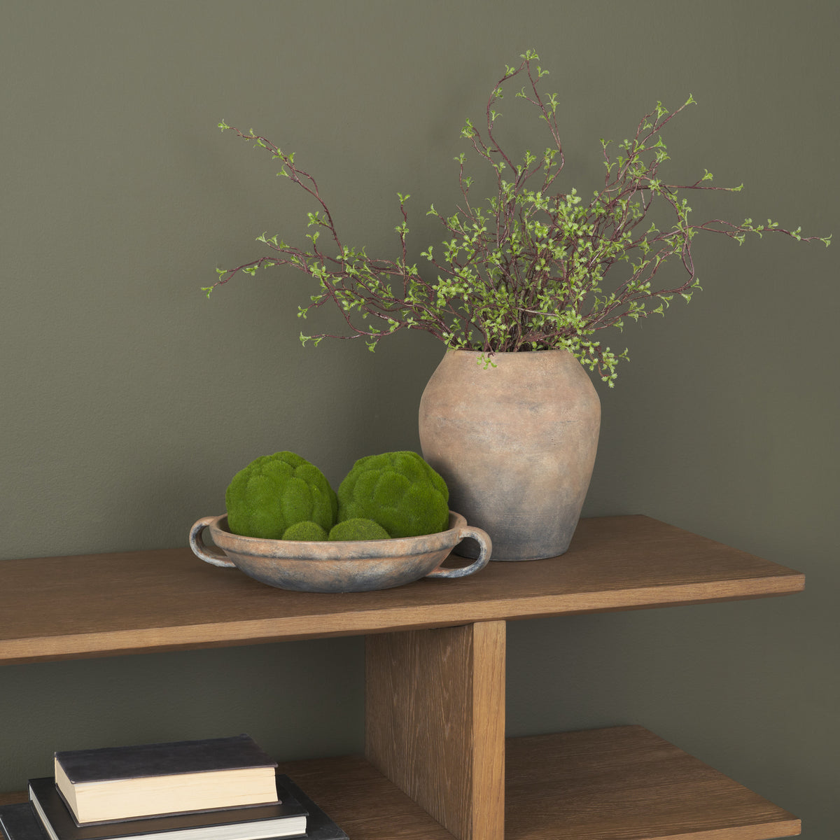 Cotto Round w/ Handles Weathered Terracotta Decorative Bowl from Mercana - Luna Furniture