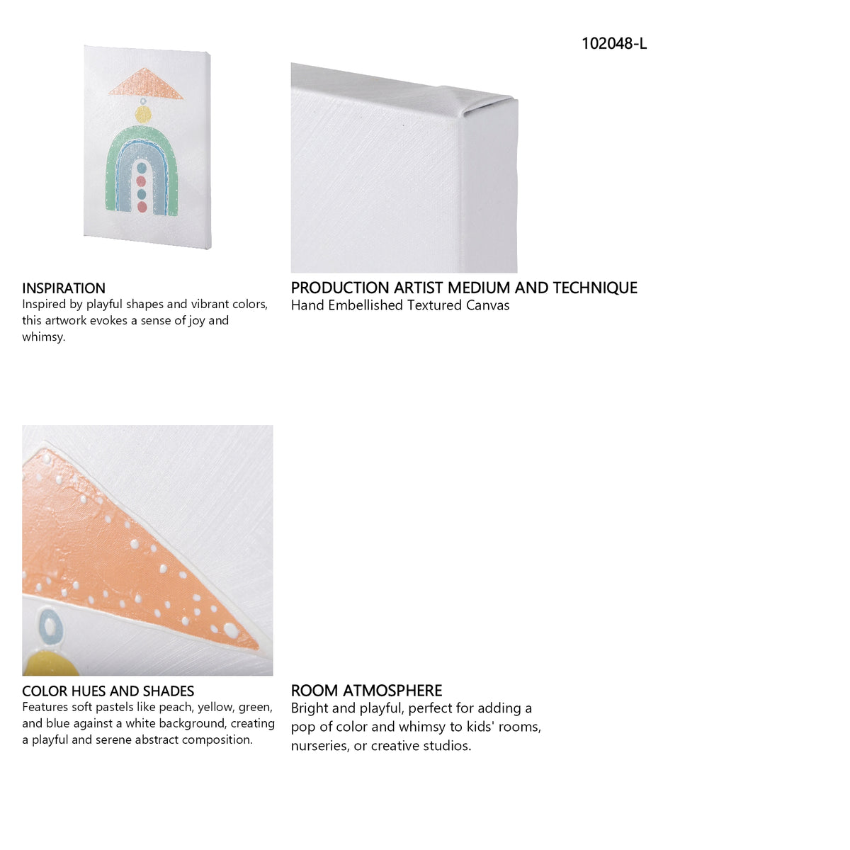 Pavilion I by Mercana Studio a Hand Embellished Textured Canvas from Mercana - Luna Furniture
