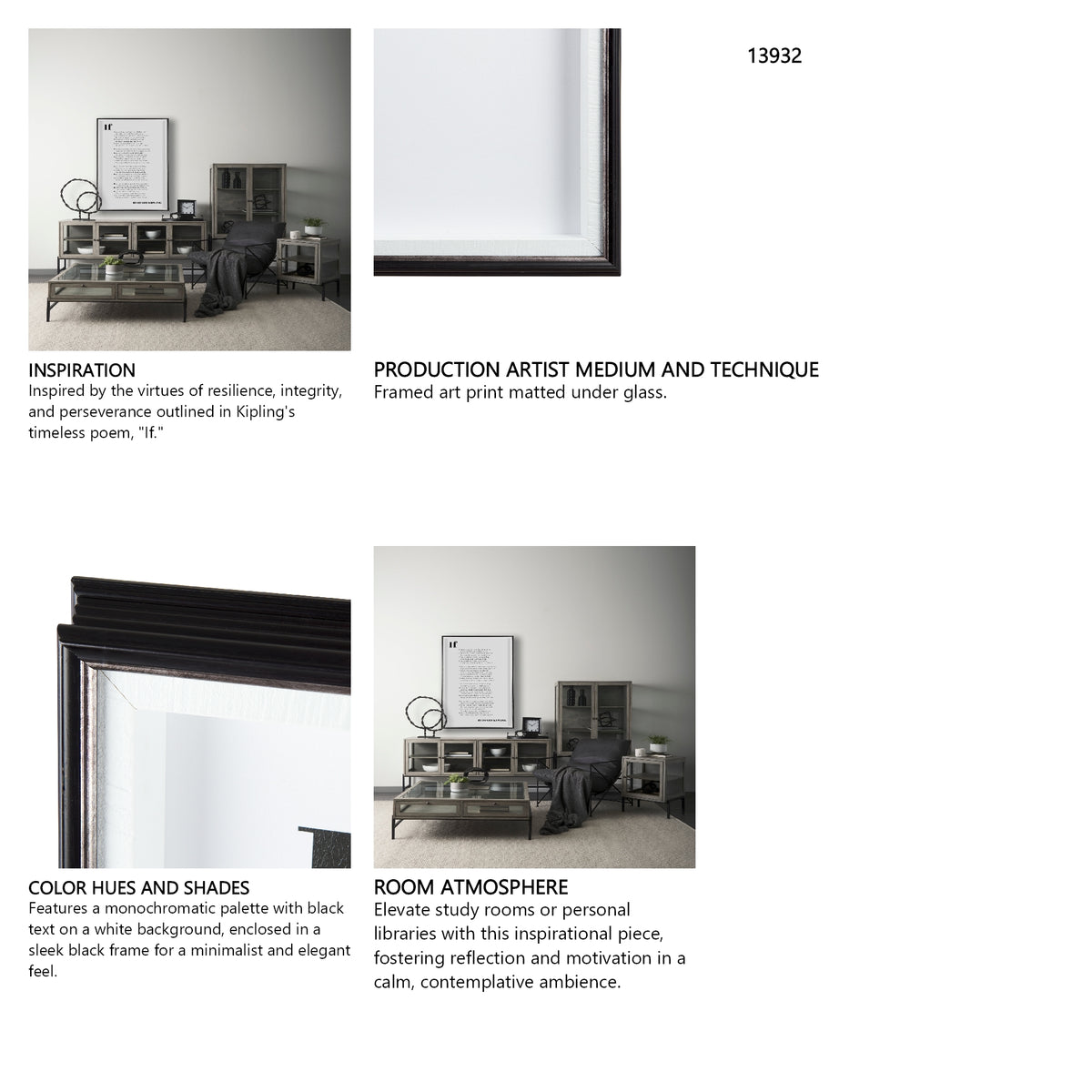 If You Can by Mercana Studio a Framed Art Print Matted under Glass from Mercana - Luna Furniture