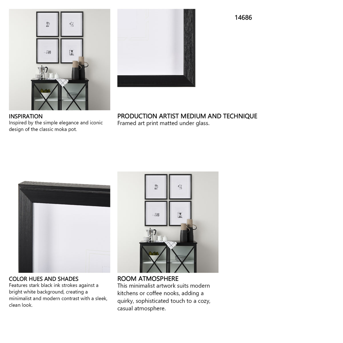 Stove Top Espresso Maker by Simeng a Framed Art Print Matted under Glass