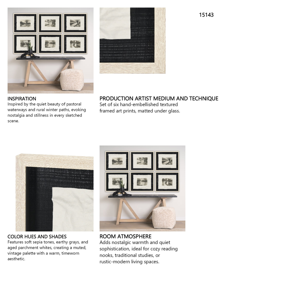 Before the Rain I by Mercana Studio a Hand Embelished Textured Framed Art Print Matted under Glass from Mercana - Luna Furniture